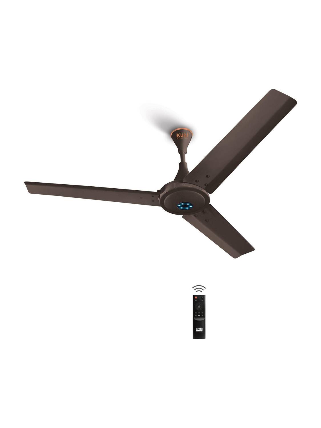 KUHL PRIMA A6 Decorative Power Saving|Saves upto 65% Electricity with 5 Year Warranty BLDC Motor with Remote 1200 mm Ceiling Fan