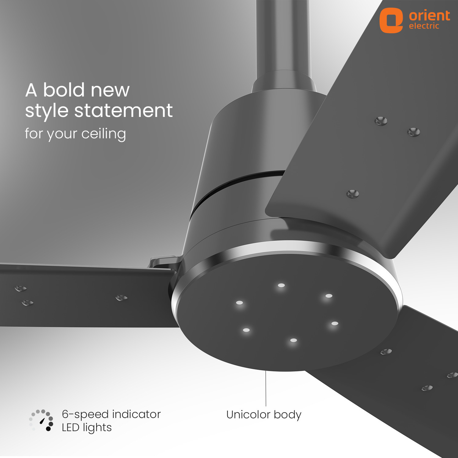 Image of Orient Electric Proton BLDC| LED Speed Indicator Lights |BEE 5 Star Rated| Superior Air Delivery with 3 Year Warranty BLDC Motor with Remote 1200 mm Ceiling Fan