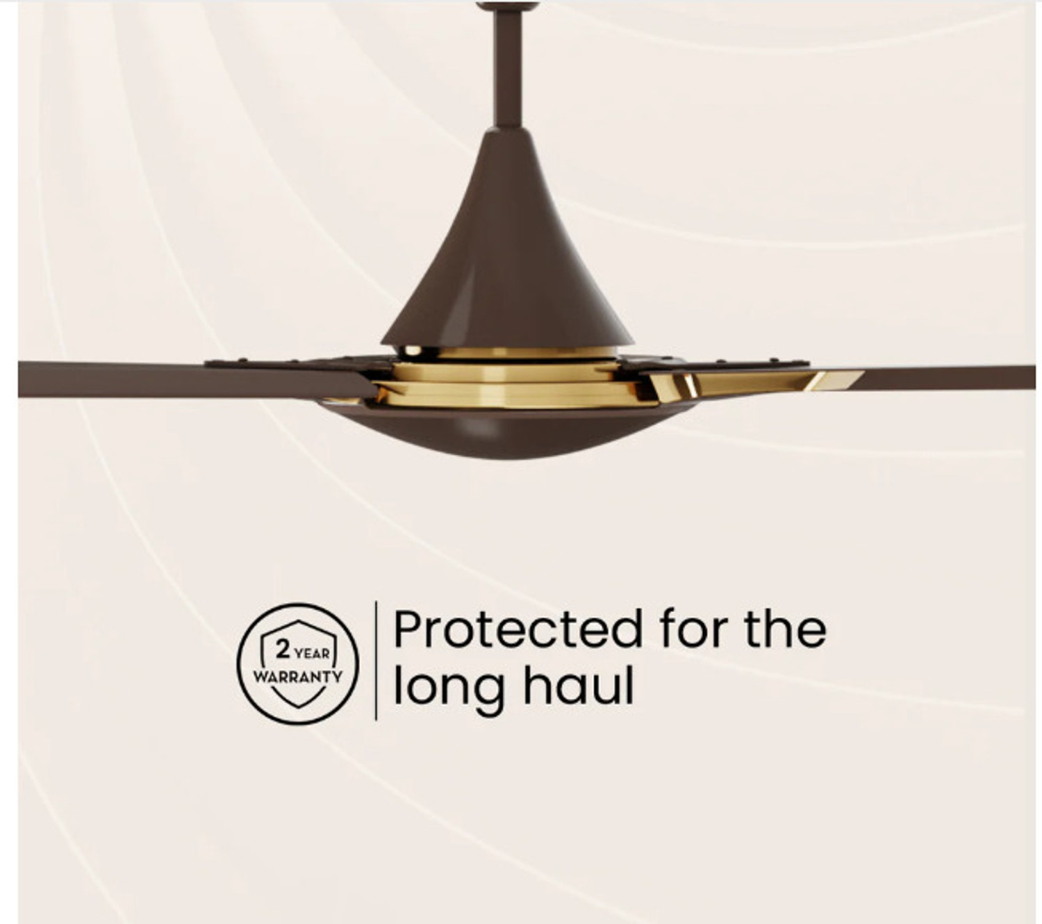Image of Crompton Aura Prime Anti Dust Pack of 2 with 1 Year Warranty 1200 mm Ceiling Fan