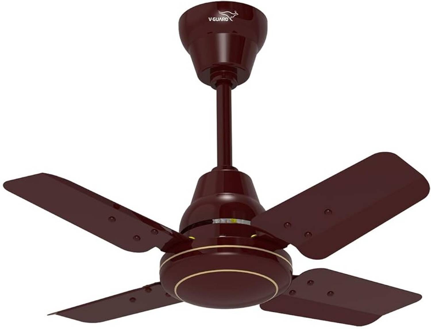 V-Guard Windle Pro Plus 60cm (Cherry Brown) with 2 Year Warranty Ultra High Speed 600 mm Ceiling Fan
