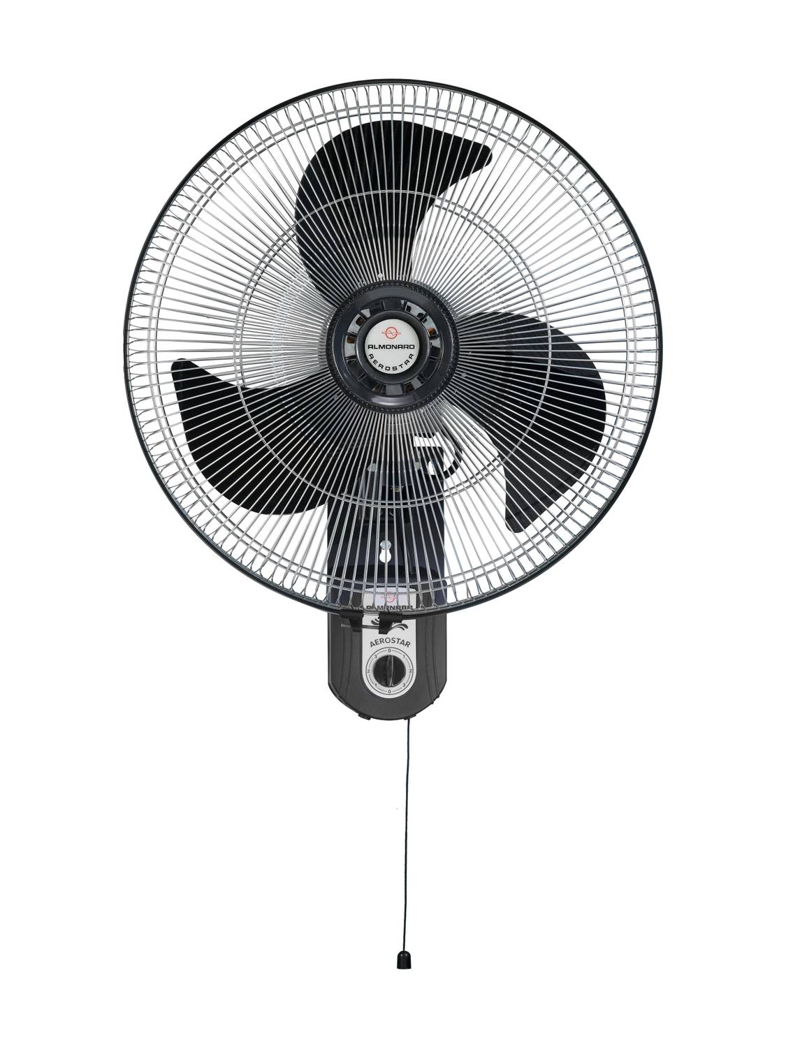 almonard Aerostar 18 inch Metal Wall Fan High Speed Full Copper Winding Motor with 2 Year Warranty High Air Delivery 450 mm Wall Fan