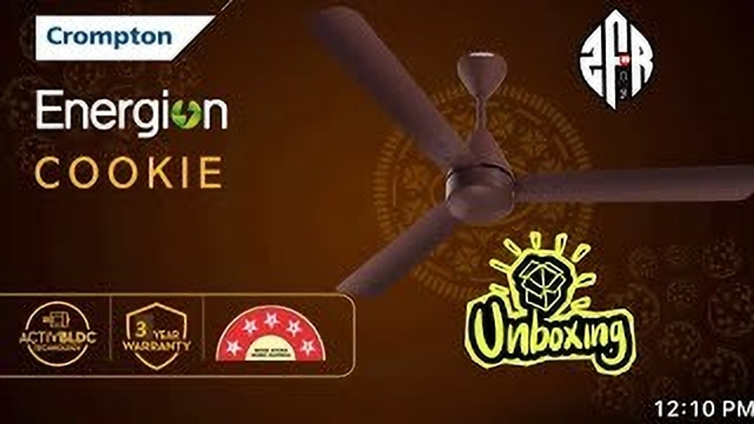 Image of Crompton EN COOKIE 48 5S with 3 Year Warranty 1200 mm Ceiling Fan
