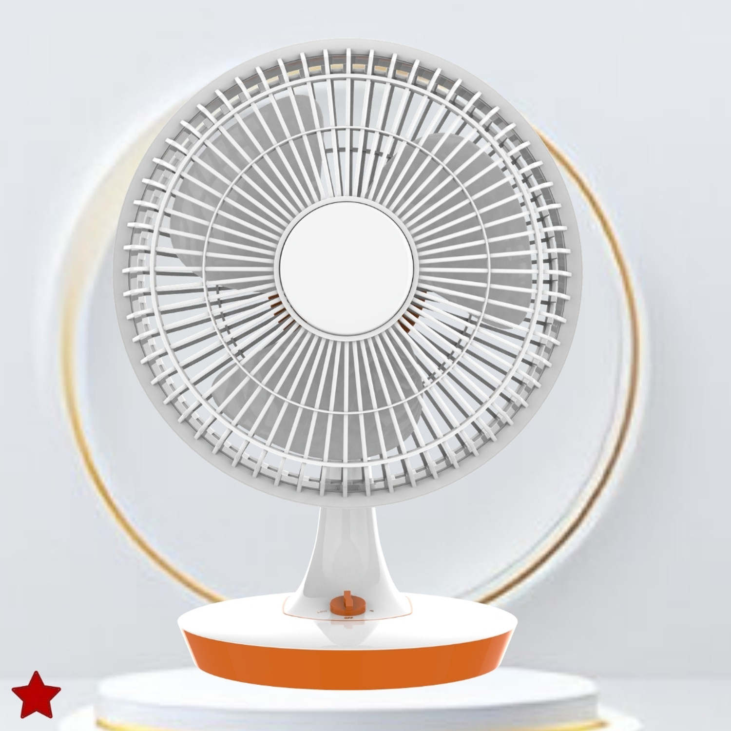 Image of GUGGU Mini Ac Cooler for Room Cooling 300mm(12Inch.) Electric Table Fan For HomeBQ356 Silent Operation 300 mm Table Fan