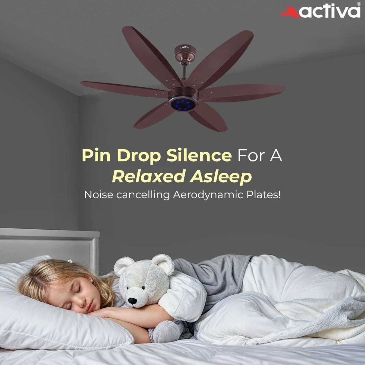 Image of ACTIVA JETTA with 5 Year Warranty BLDC Motor with Remote 1200 mm Ceiling Fan