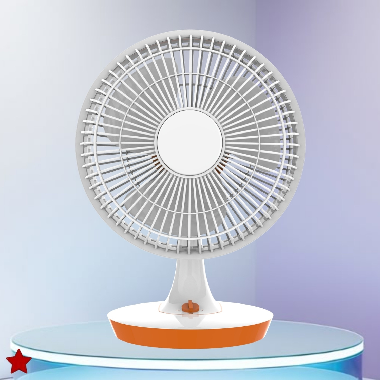 Image of GUGGU Mini Ac Cooler for Room Cooling 300mm(12Inch.) Electric Table Fan For HomeBT410 Silent Operation 300 mm Table Fan