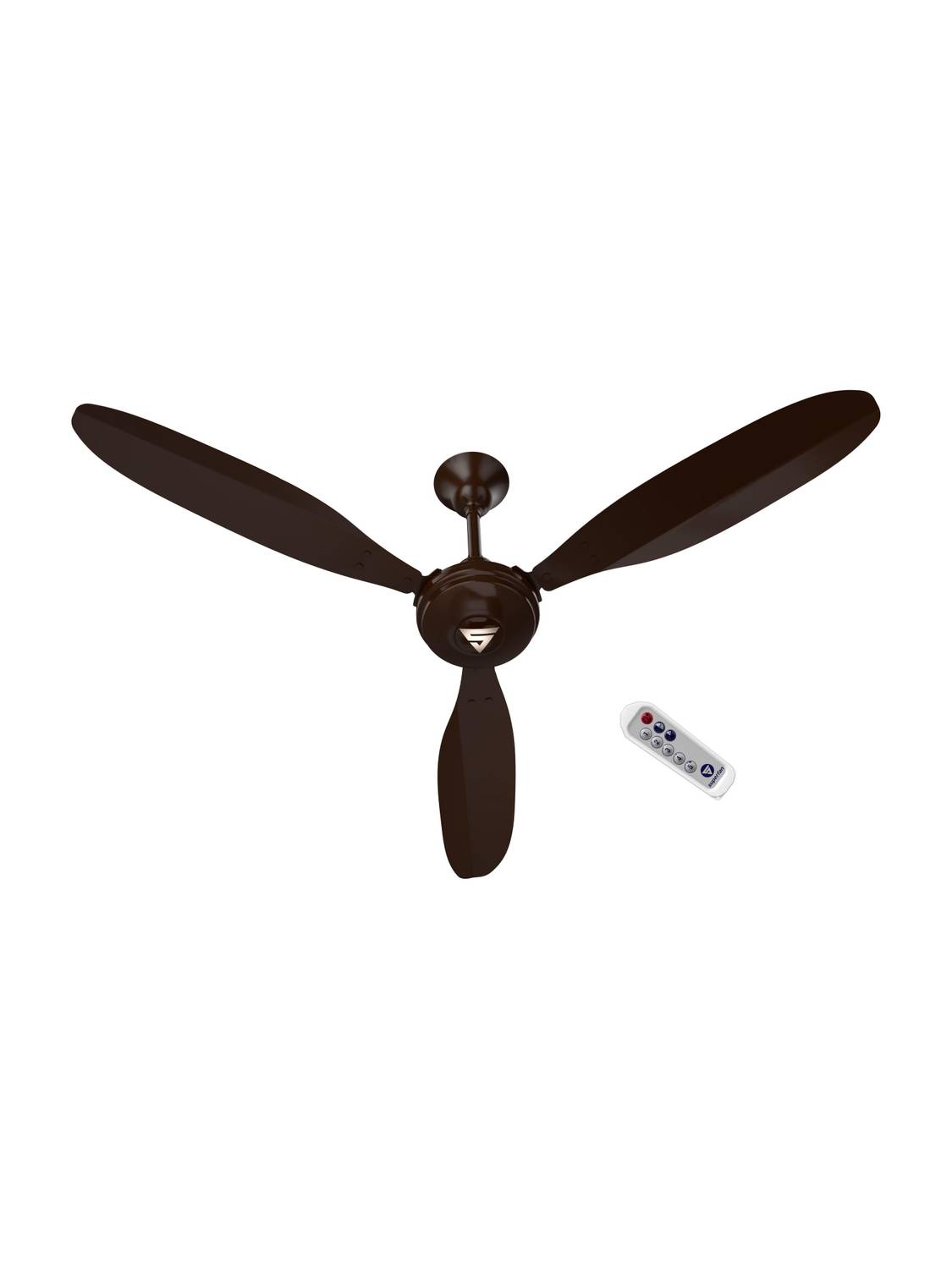 Superfan Super X1 Pot Brown 1200 mm with 5 Year Warranty BLDC Motor with Remote 1200 mm Ceiling Fan