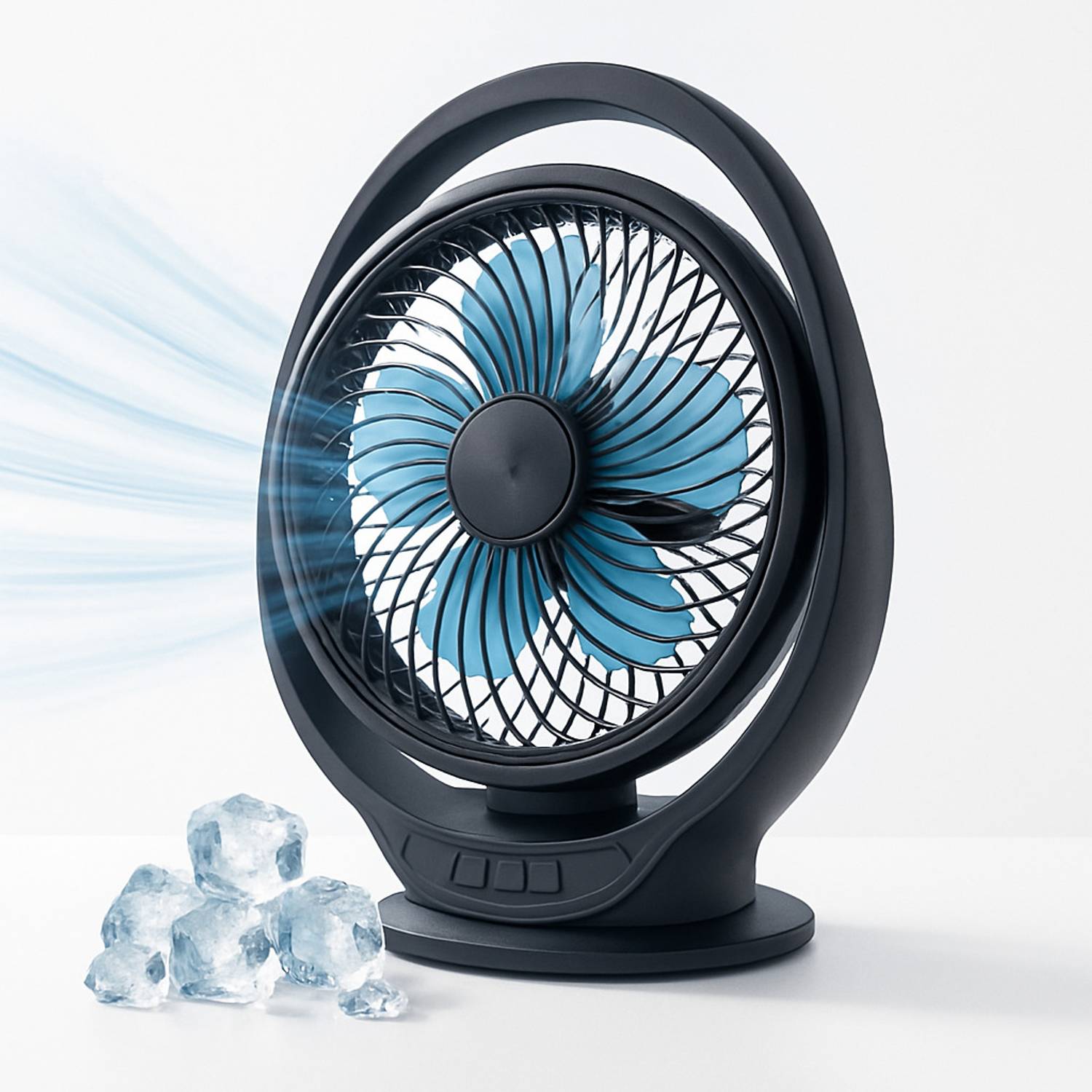 LACCO Table Fan,High Speed Rechargeable Fan, For Home, Office, Kitchen with 1 Year Warranty Ultra High Speed 1400 mm Table Fan