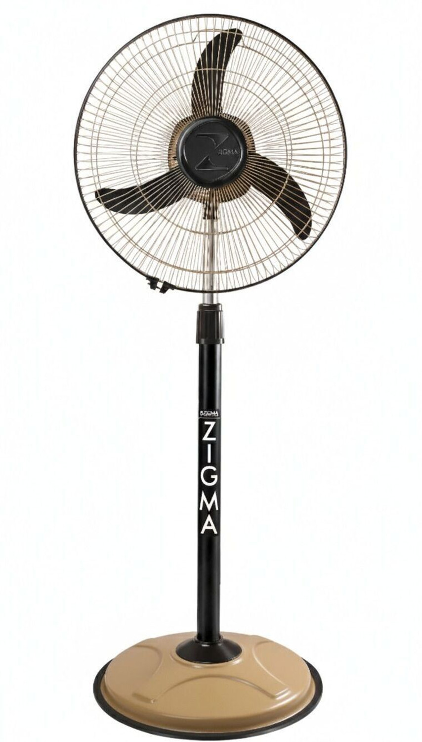 Image of zigma Bullet Heavy Duty ISI CERTIFIED | Adjustable Height | High Speed with 1 Year Warranty 400 mm Pedestal Fan