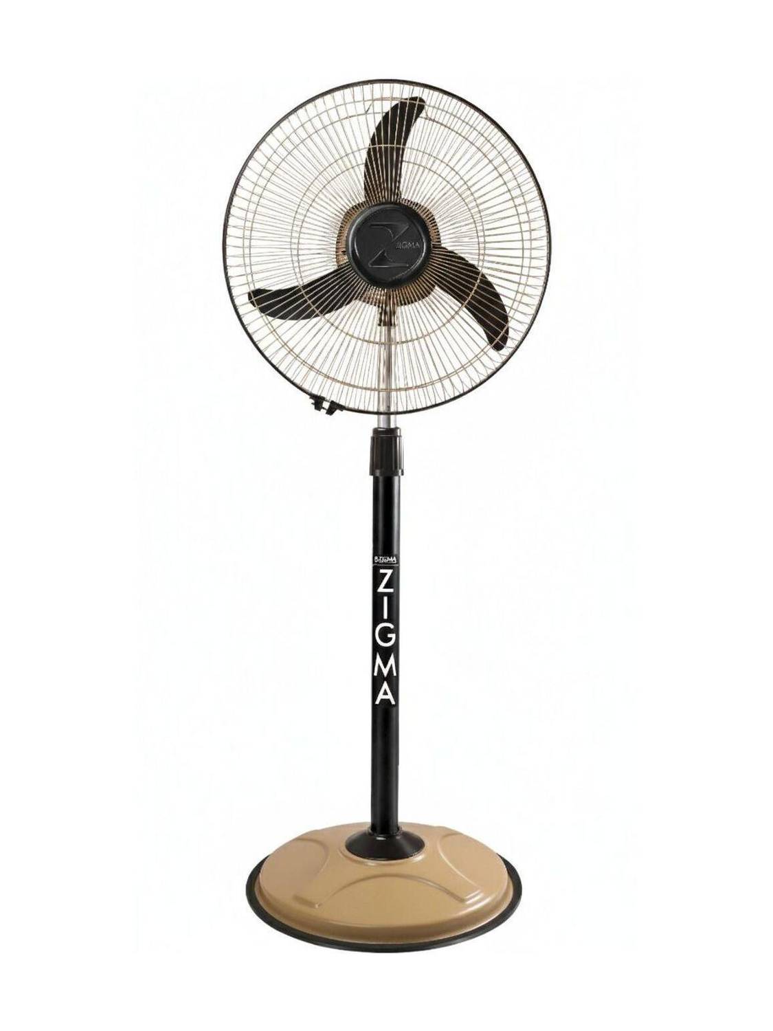 zigma Bullet Heavy Duty ISI CERTIFIED | Adjustable Height | High Speed with 1 Year Warranty 400 mm Pedestal Fan