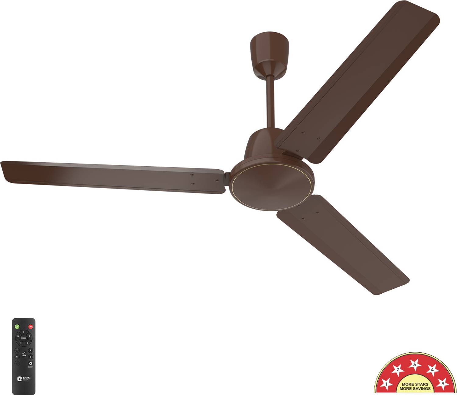 Orient Electric Ujala Swift with 3 Year Warranty BLDC Motor with Remote, Energy Saving, High Air Delivery, Ultra High Speed 1200 mm Ceiling Fan