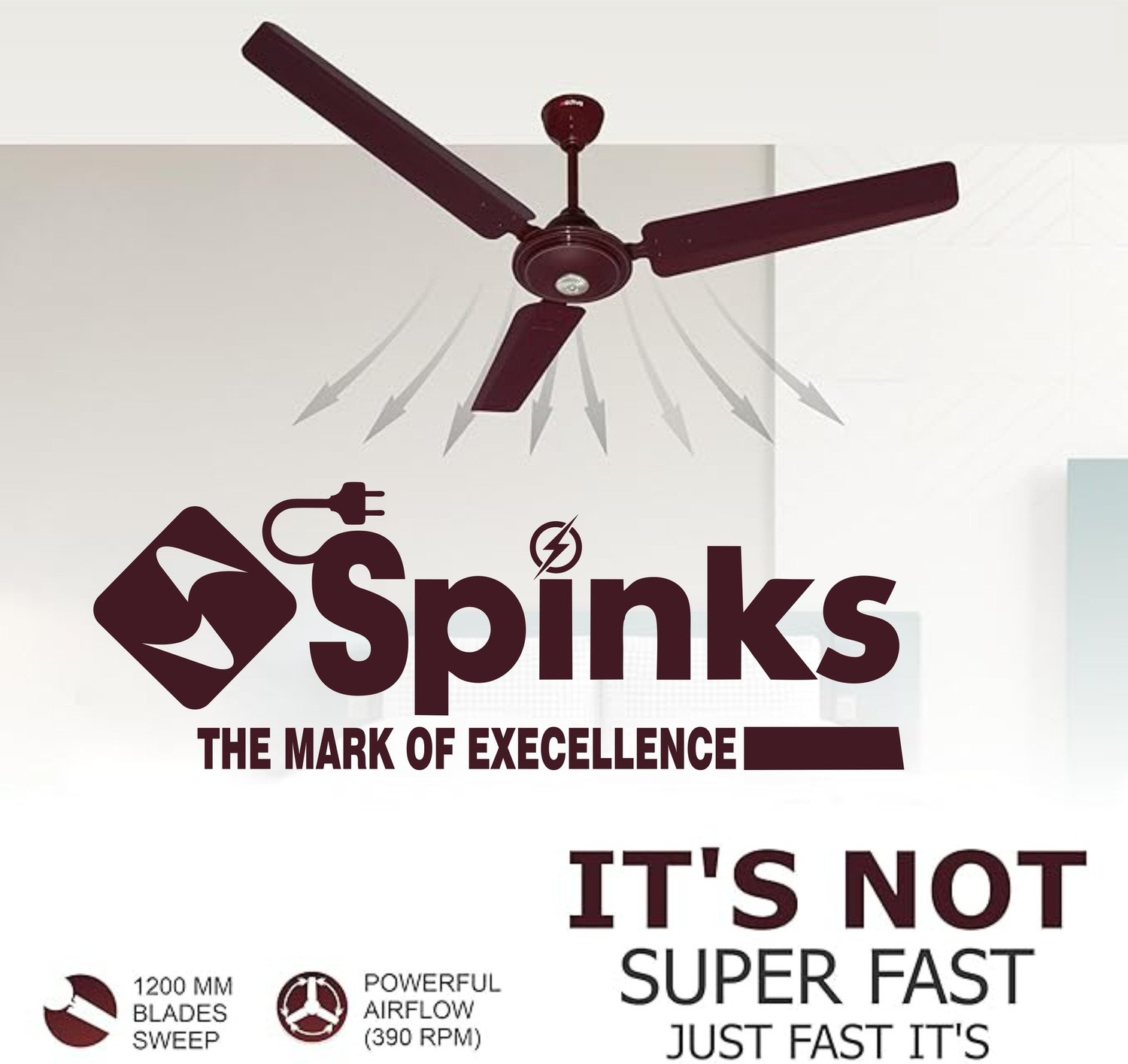 Image of SPINKS C-207 with 24 Months Warranty 1200 mm Ceiling Fan