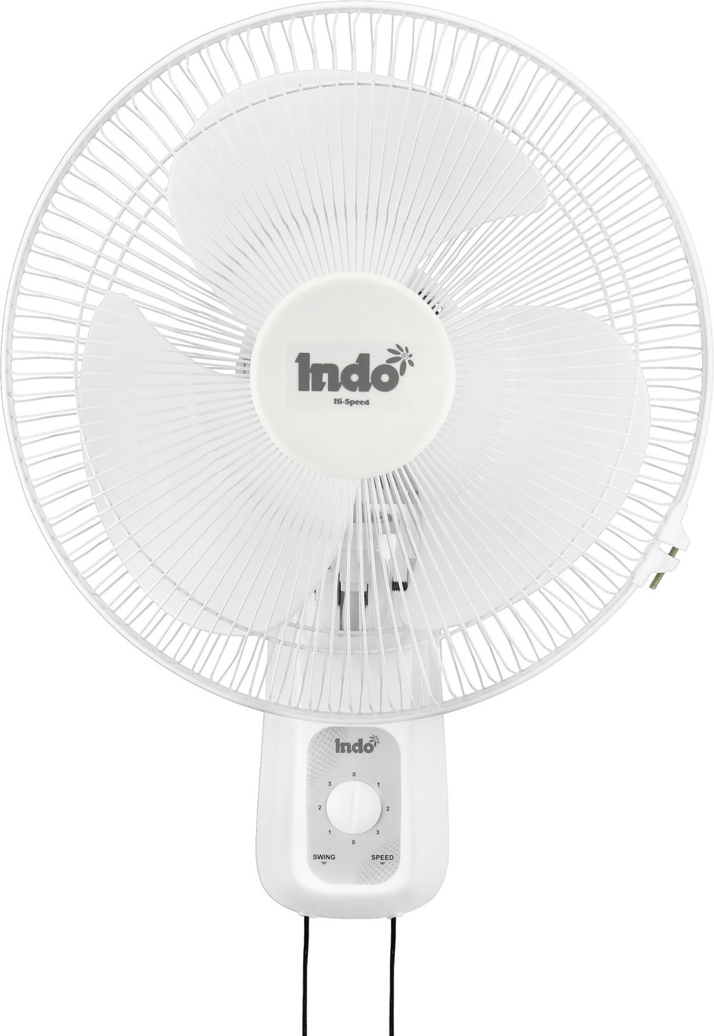 Image of Indo 16 inch High Speed Wall Fan ALPHA | 110 Watts | 3 speed Controls| 2 Years warranty| with 2 Year Warranty Energy Saving 400 mm Wall Fan