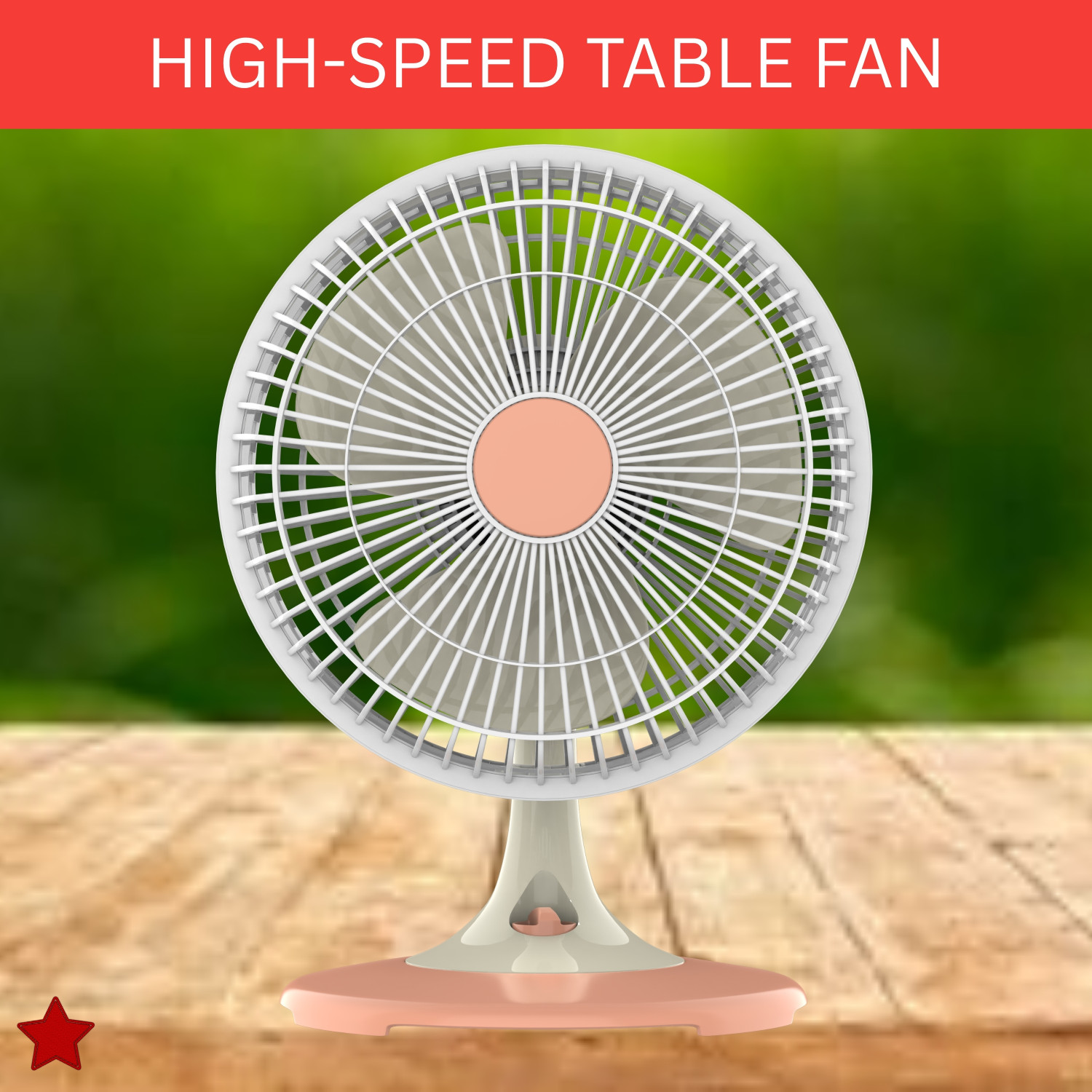 Image of FRONY 300mm(12Inch.) Mini AC Cooler Fan, Small Evaporative Air Table Fan For HomeX387 Silent Operation 300 mm Table Fan