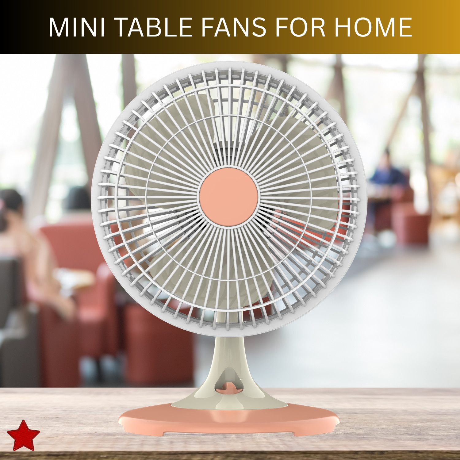 Image of SACRO 300mm(12Inch.) Mini AC Cooler Fan, Small Evaporative Air Table Fan For HomeZ109 Silent Operation 300 mm Table Fan