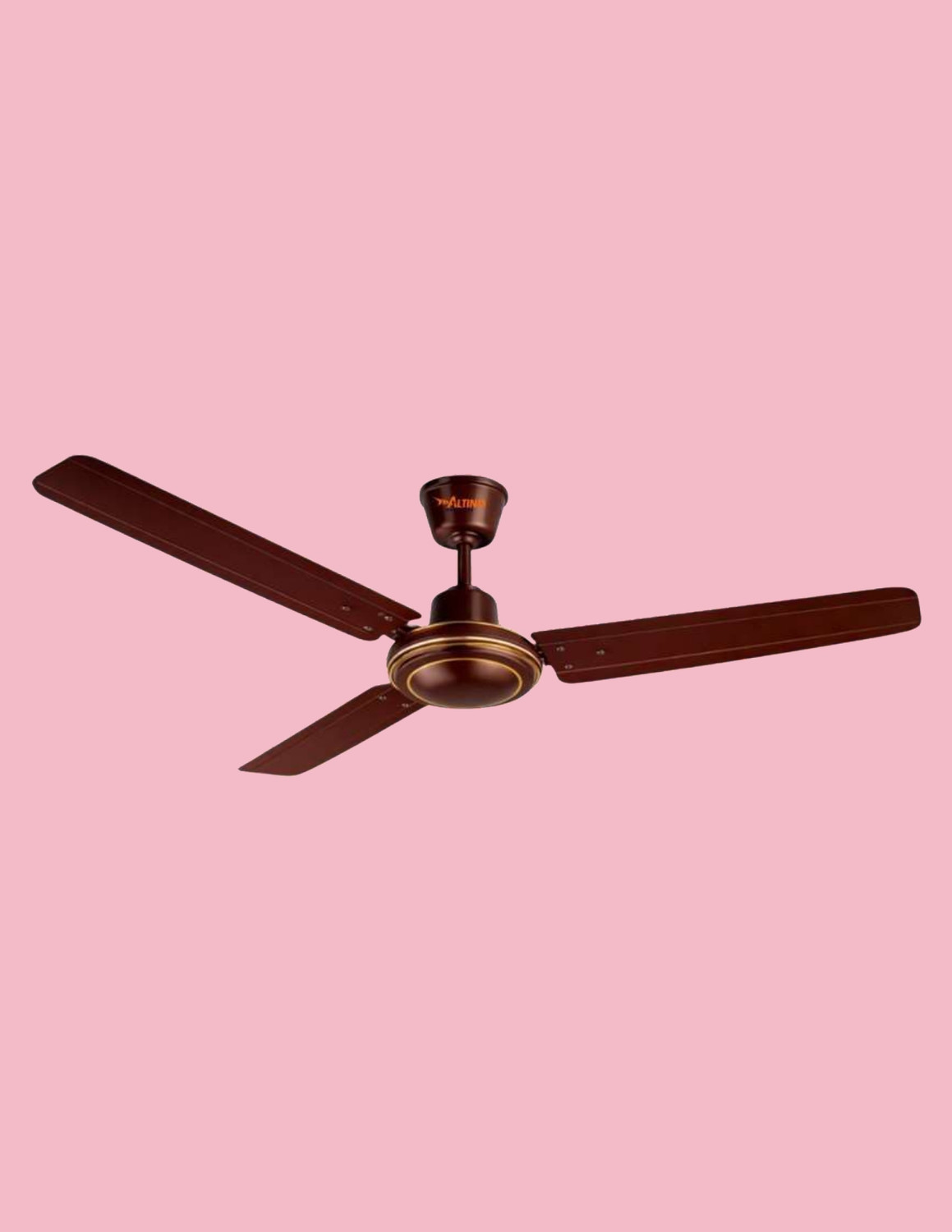 Image of ALTINO TEZZZ Glossy Brown-5 with 1 Year Warranty 1200 mm Ceiling Fan