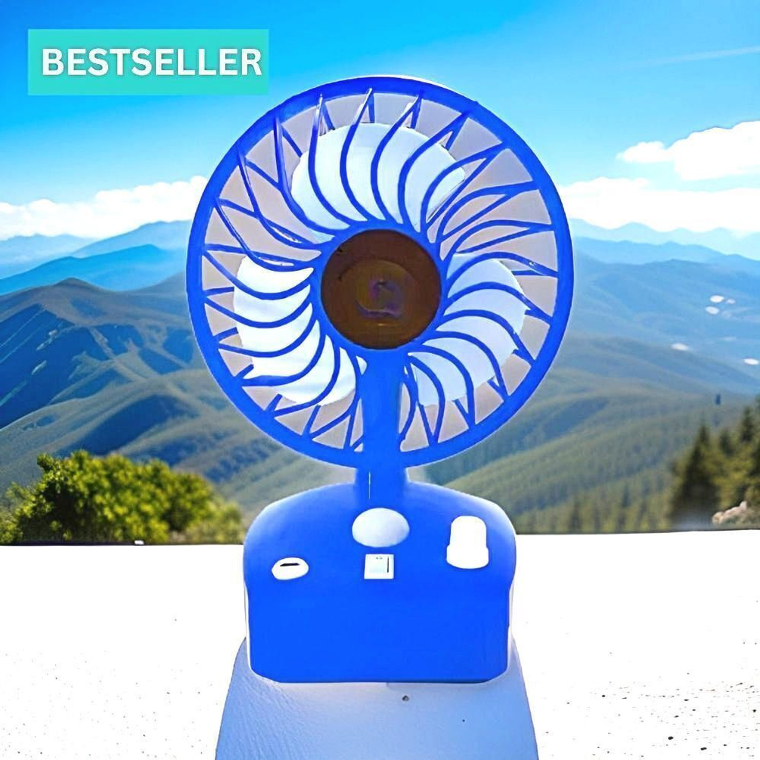 Image of HARIS STORE (Table Fan) TurboGale: Power-Packed Table Fan for Instant Cooling TQ479 with 1 Year Warranty 1000 mm Table Fan