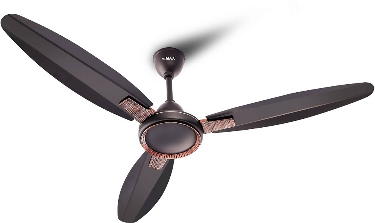 MinMAX Ceiling Fan II Silent Operation II Energy Saving II 3 Blade Design | Brown with 24 Months Warranty Anti Dust 1200 mm Ceiling Fan