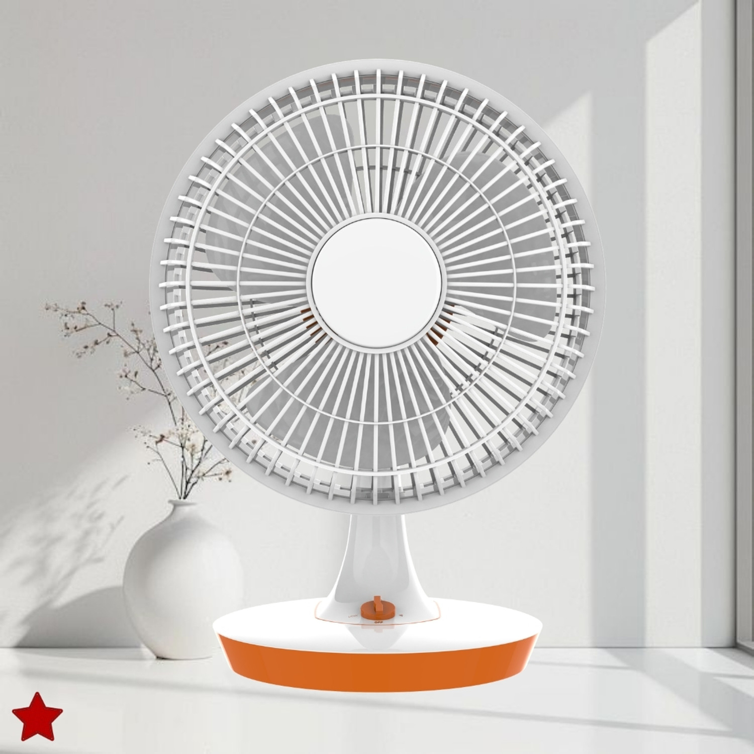 Image of Clairbell Mini Ac Cooler for Room Cooling 300mm(12Inch.) Electric Table Fan For HomeVQ96 Silent Operation 300 mm Table Fan