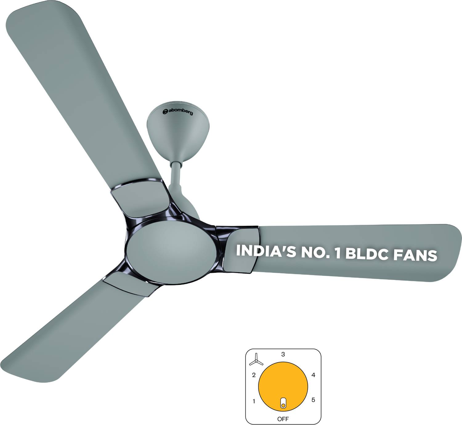 Atomberg Erica Nuvo Regulator Operated(No Remote)Advance Air+ TechnologyLow Noise with 3 Year Warranty BLDC Motor 1200 mm Ceiling Fan Price in India - Buy Atomberg Erica Nuvo Regulator Operated(No Remote)Advance Air+ TechnologyLow Noise with 3 Year Warranty BLDC Motor 1200 mm Ceiling Fan online at Flipkart.com