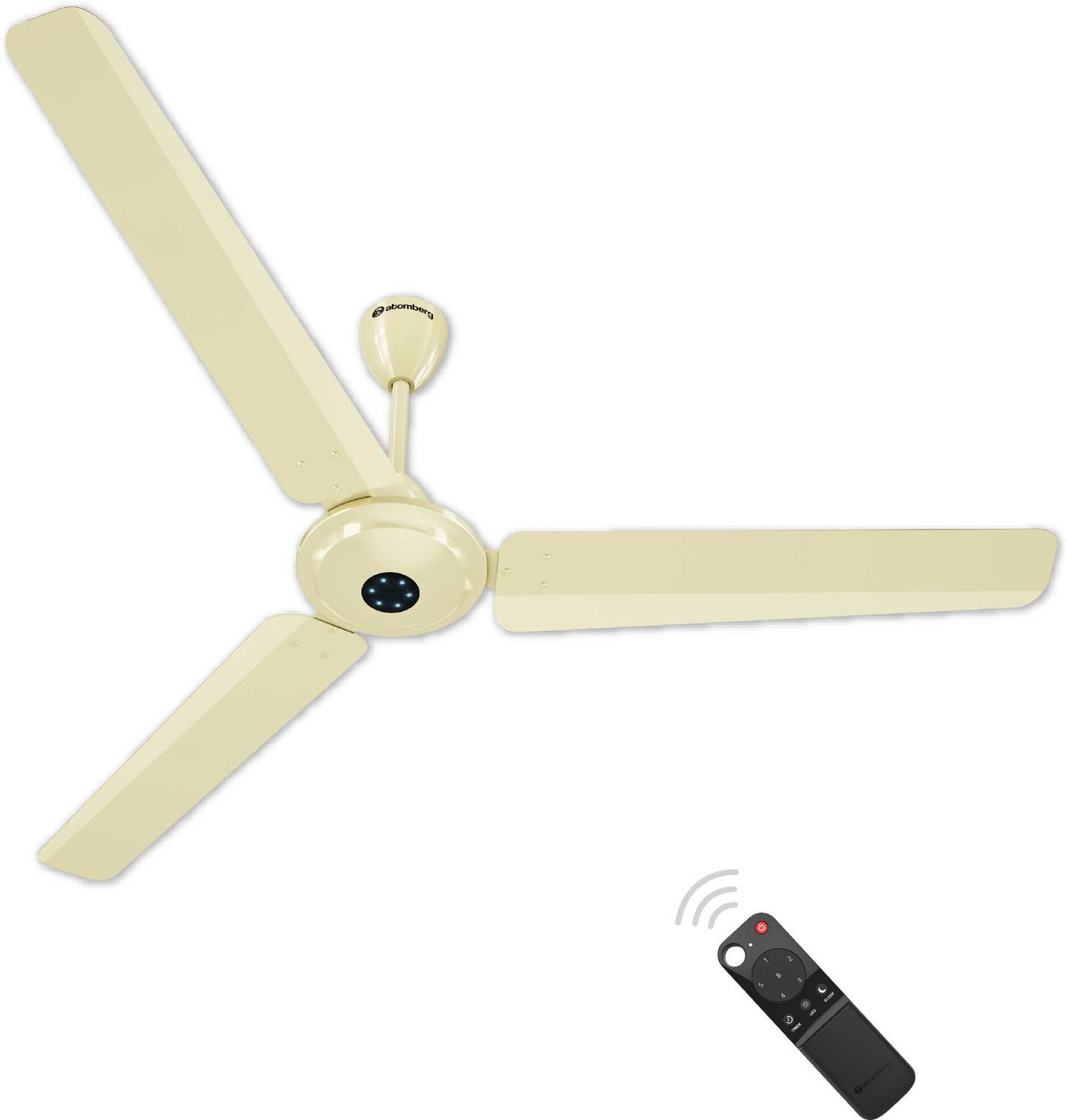 Atomberg Ikano Remote Controlled|High Air Delivery|LED Speed|Power Saving|Timeless Design with 3 Year Warranty BLDC Motor with Remote 1400 mm Ceiling Fan