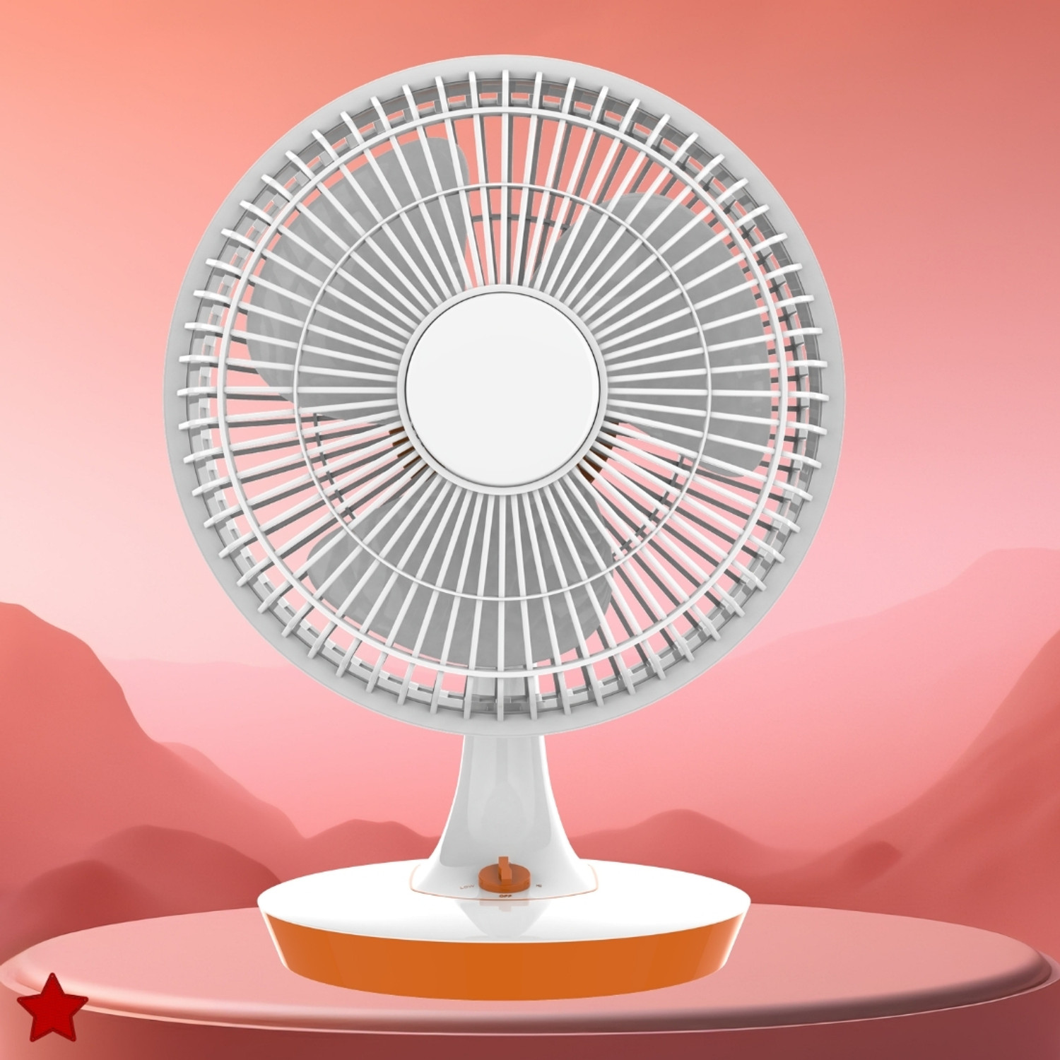 Image of GUGGU Mini Ac Cooler for Room Cooling 300mm(12Inch.) Electric Table Fan For HomeBR284 Silent Operation 300 mm Table Fan