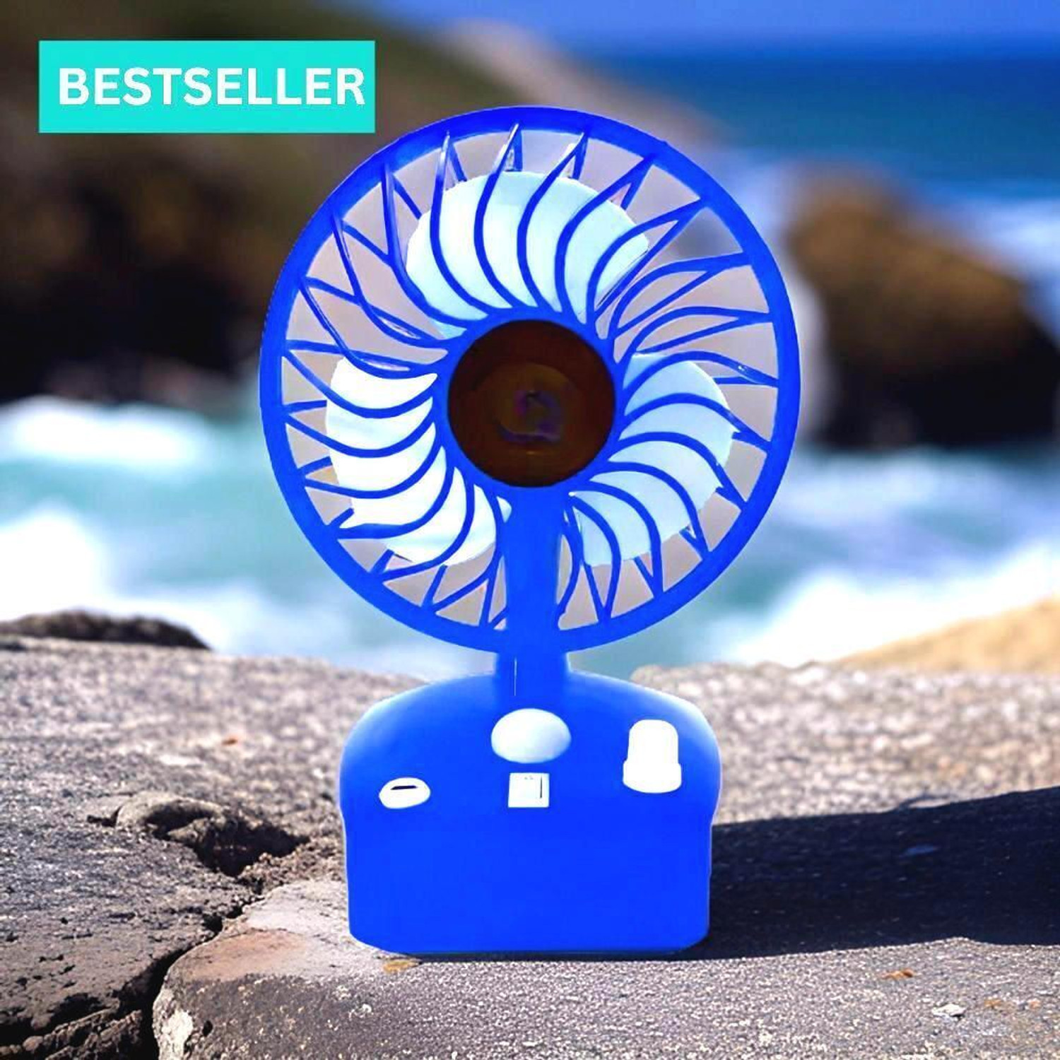 Image of Rahul Vishal Bharadwaj (Table Fan) TurboGale: Power-Packed Table Fan for Instant Cooling BY263 with 1 Year Warranty 1000 mm Table Fan