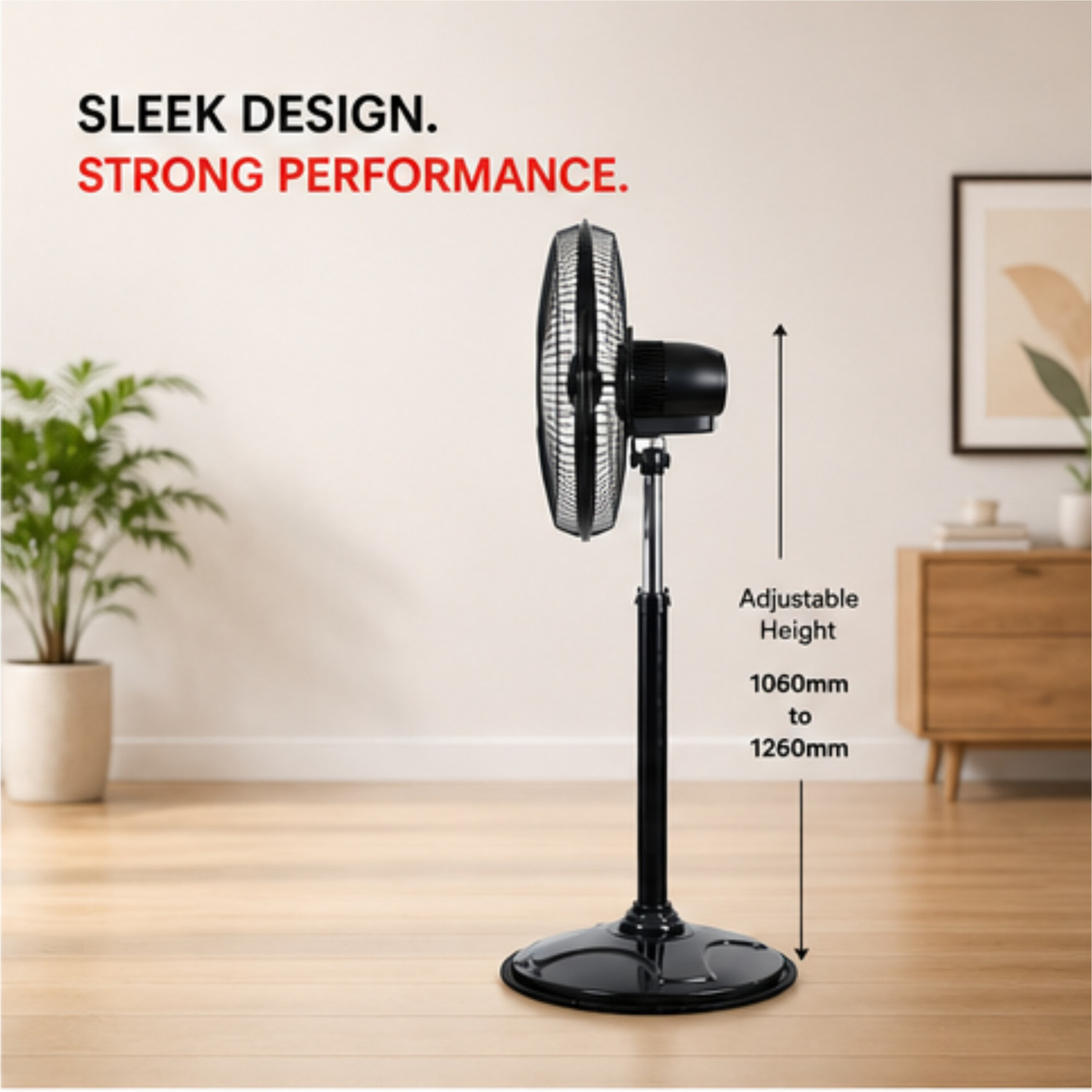 Image of Eltons Aerion Bullet Farata Fan | Energy Efficient | Low Noise | ISI Certified with 12 Months Warranty 400 mm Pedestal Fan