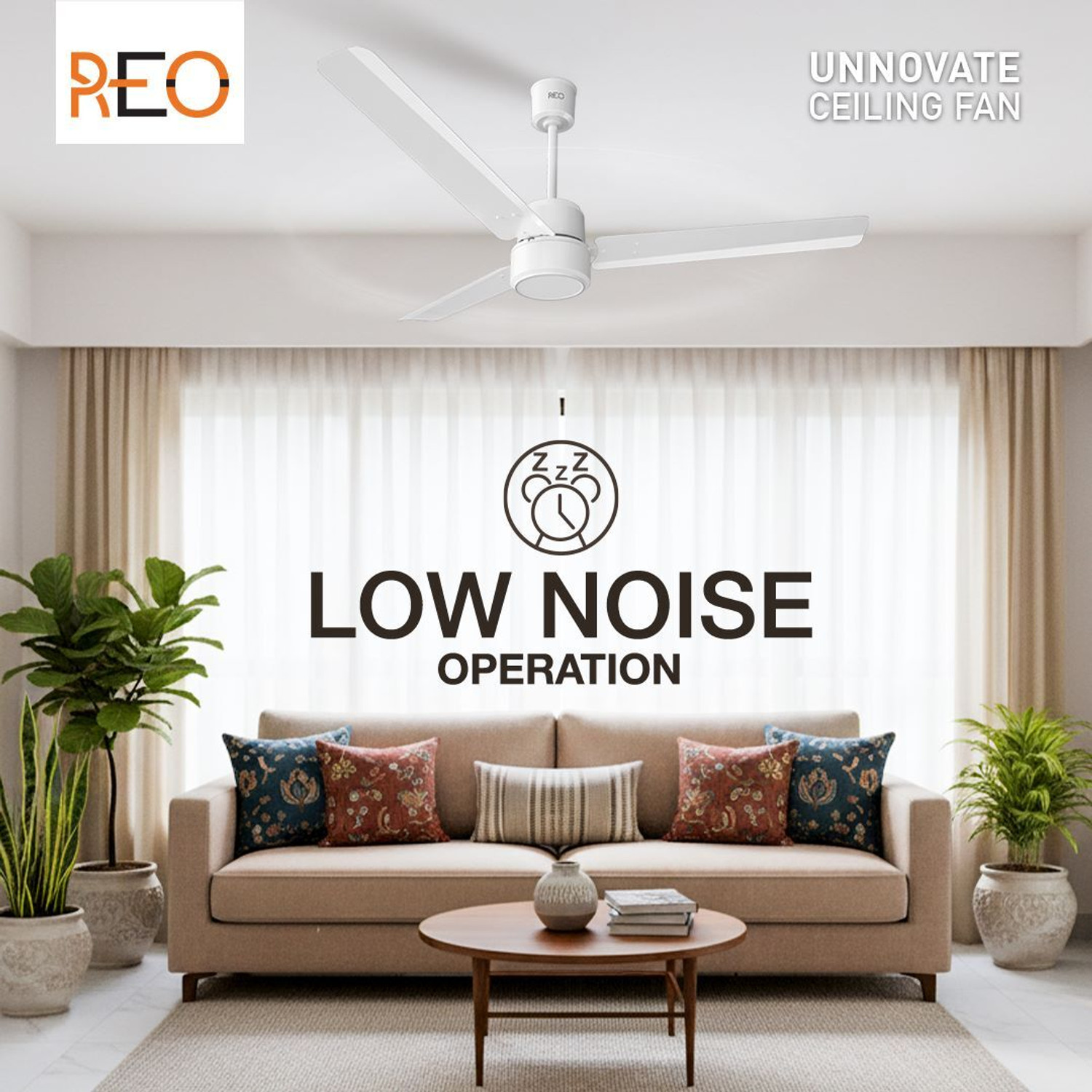 Image of Reo by Havells Unnovate|Remote Controlled|Reverse Rotation Mode| Timer Setting| Low Noise with 2 Year Warranty BLDC Motor 1200 mm Ceiling Fan