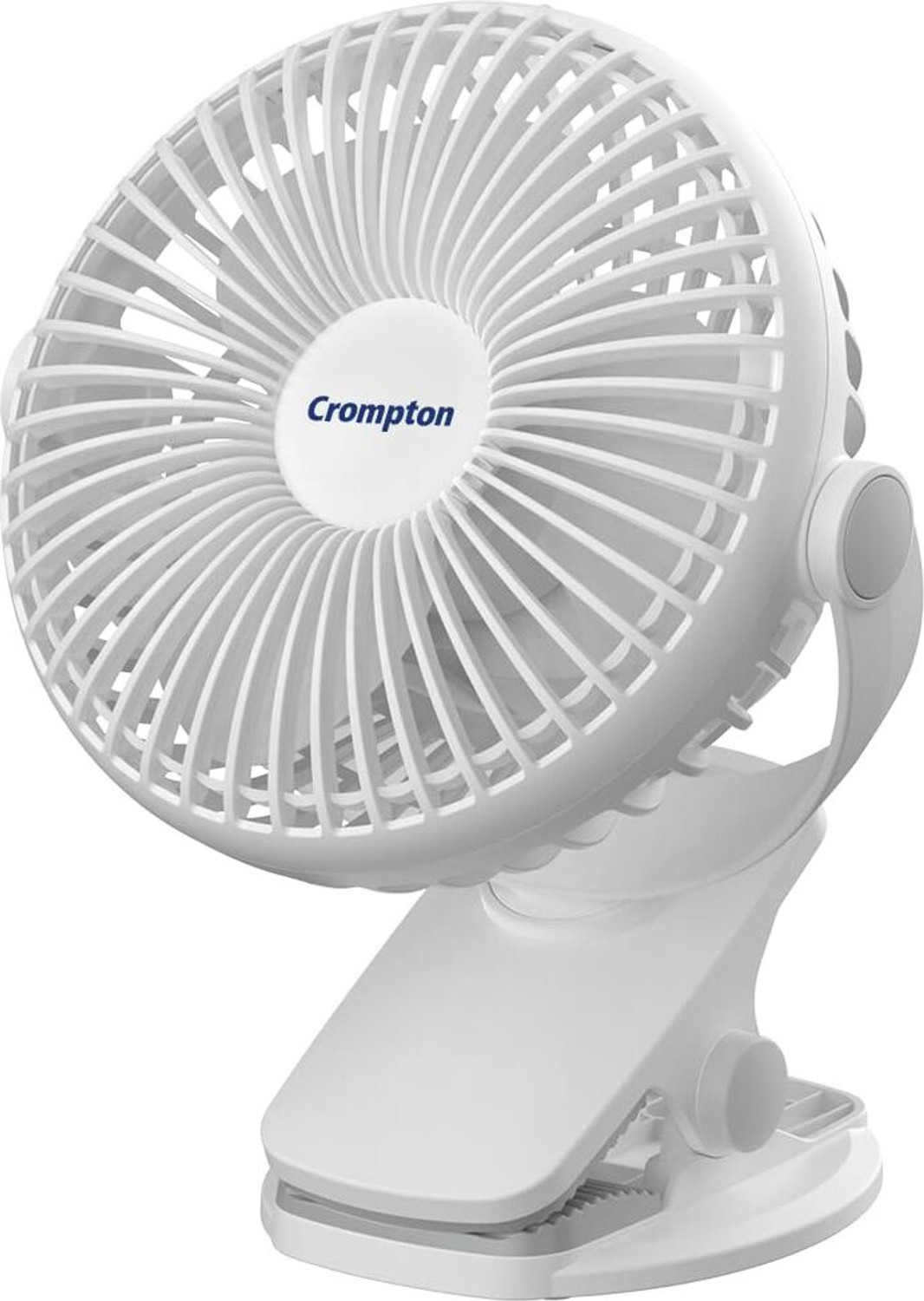 Image of Crompton Siro Personal Fan|Rechargeable Clip|C-type Charging with 1 Year Warranty Silent Operation, Ultra High Speed, With LED Indicators 100 mm Table Fan
