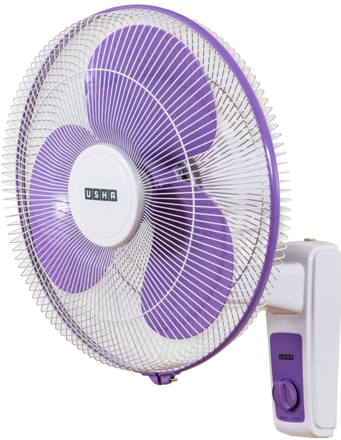 Image of USHA Maxx Air with 2 Year Warranty 400 mm Wall Fan (Purple White | Pack of 1)