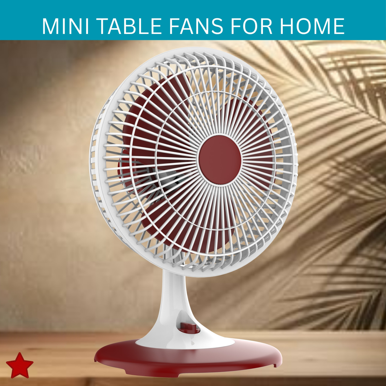 Image of Clairbell 300mm(12Inch.) Mini AC Cooler Fan, Small Evaporative Air Table Fan For HomeC244 Silent Operation 300 mm Table Fan