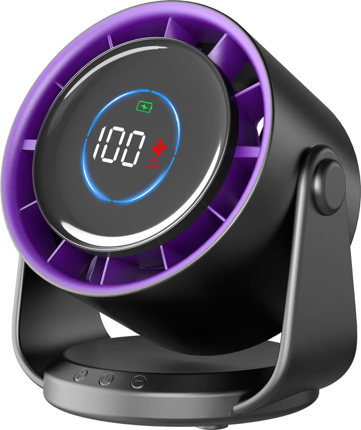 Image of DOCOSS CF3 Rechargeable Fan with 6 Months Warranty BLDC Motor Table Fan