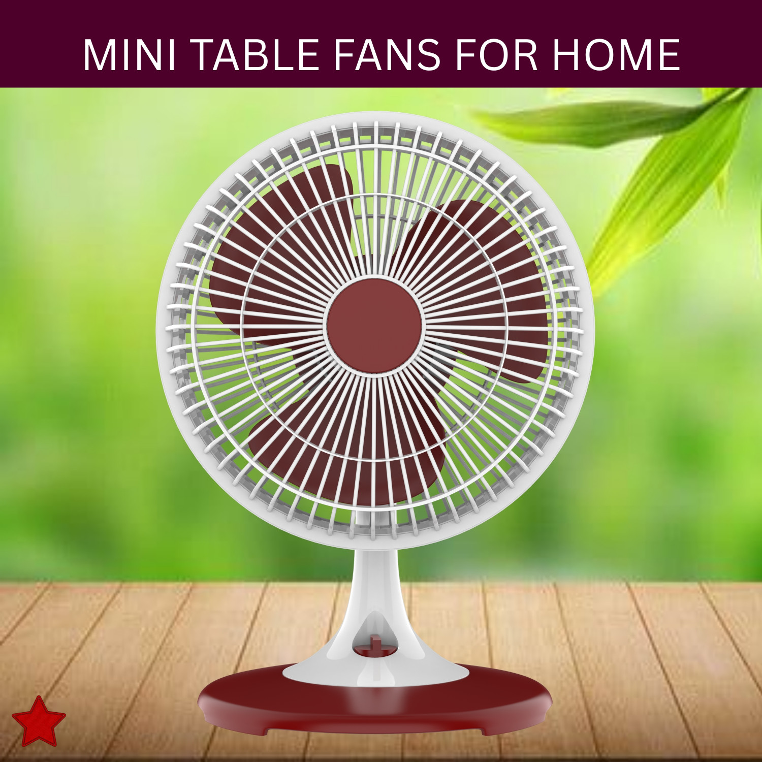 Image of SYARA 300mm(12Inch.) Mini AC Cooler Fan, Small Evaporative Air Table Fan For HomeB22 Silent Operation 300 mm Table Fan