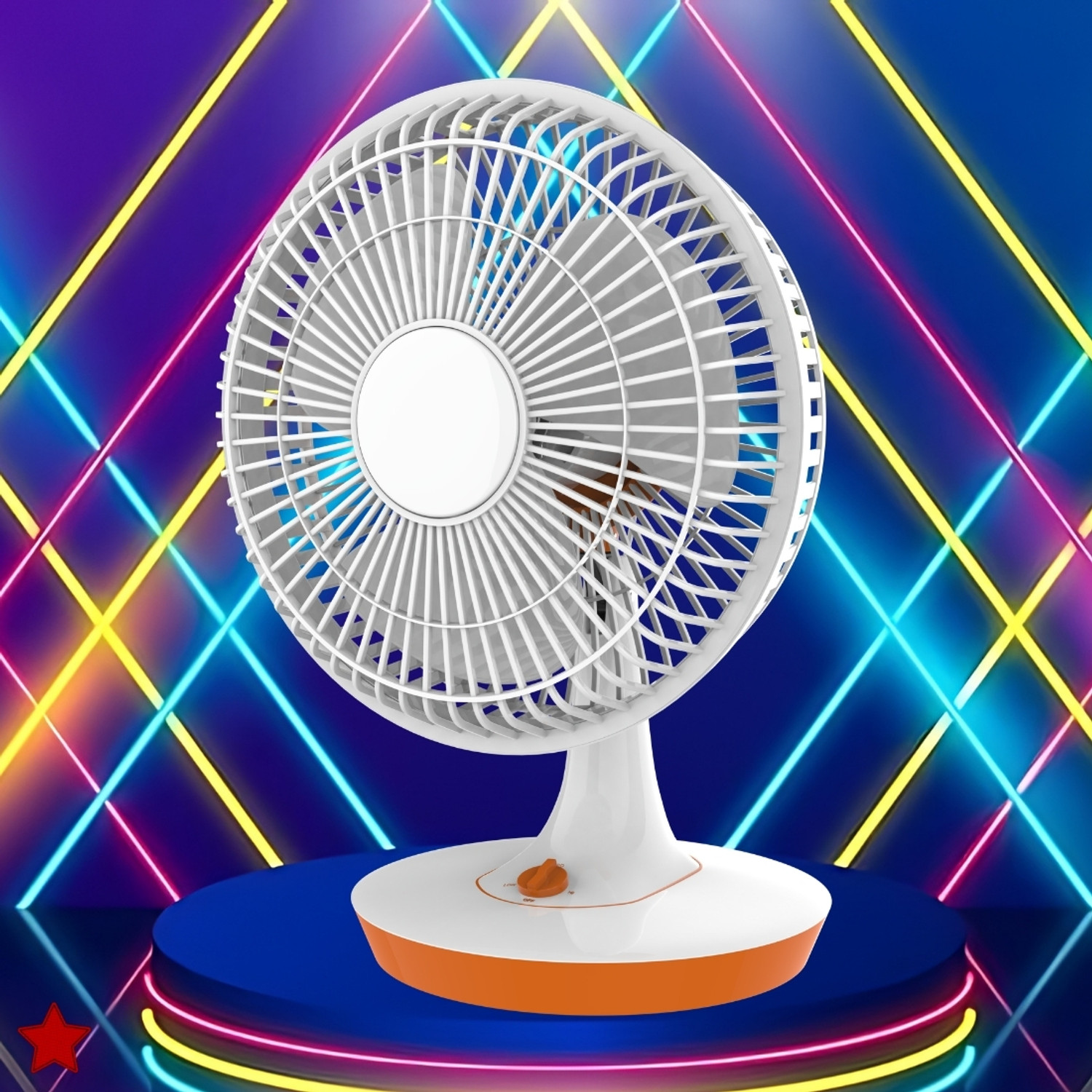Image of Clairbell Mini Ac Cooler for Room Cooling 300mm(12Inch.) Electric Table Fan For HomeVW102 Silent Operation 300 mm Table Fan