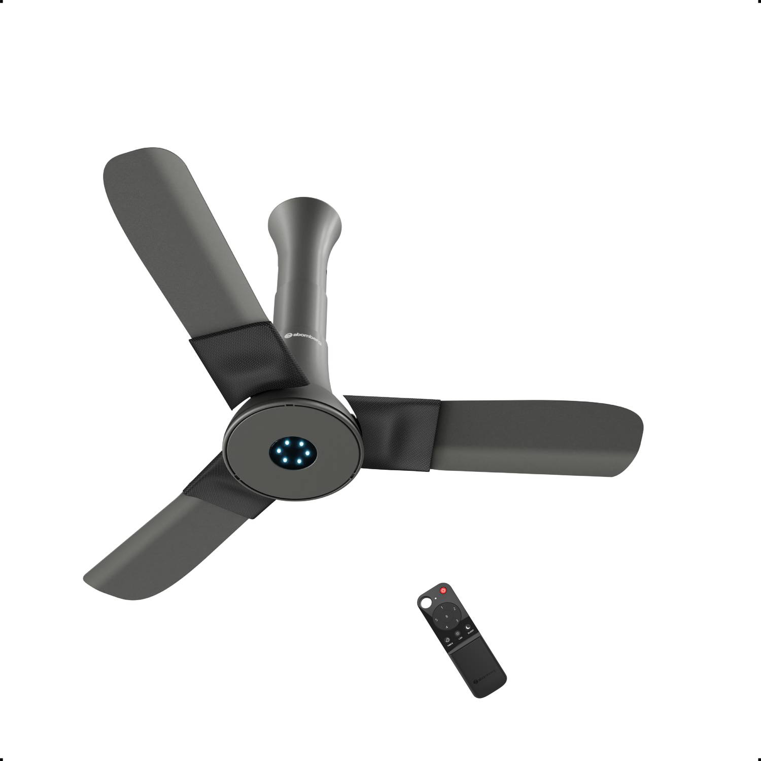 Atomberg Studio+|Adjustable Canopy|High Air Flow|LED Speed Indicator|Low Noise|Designer with 3 Year Warranty BLDC Motor with Remote 950 mm Ceiling Fan