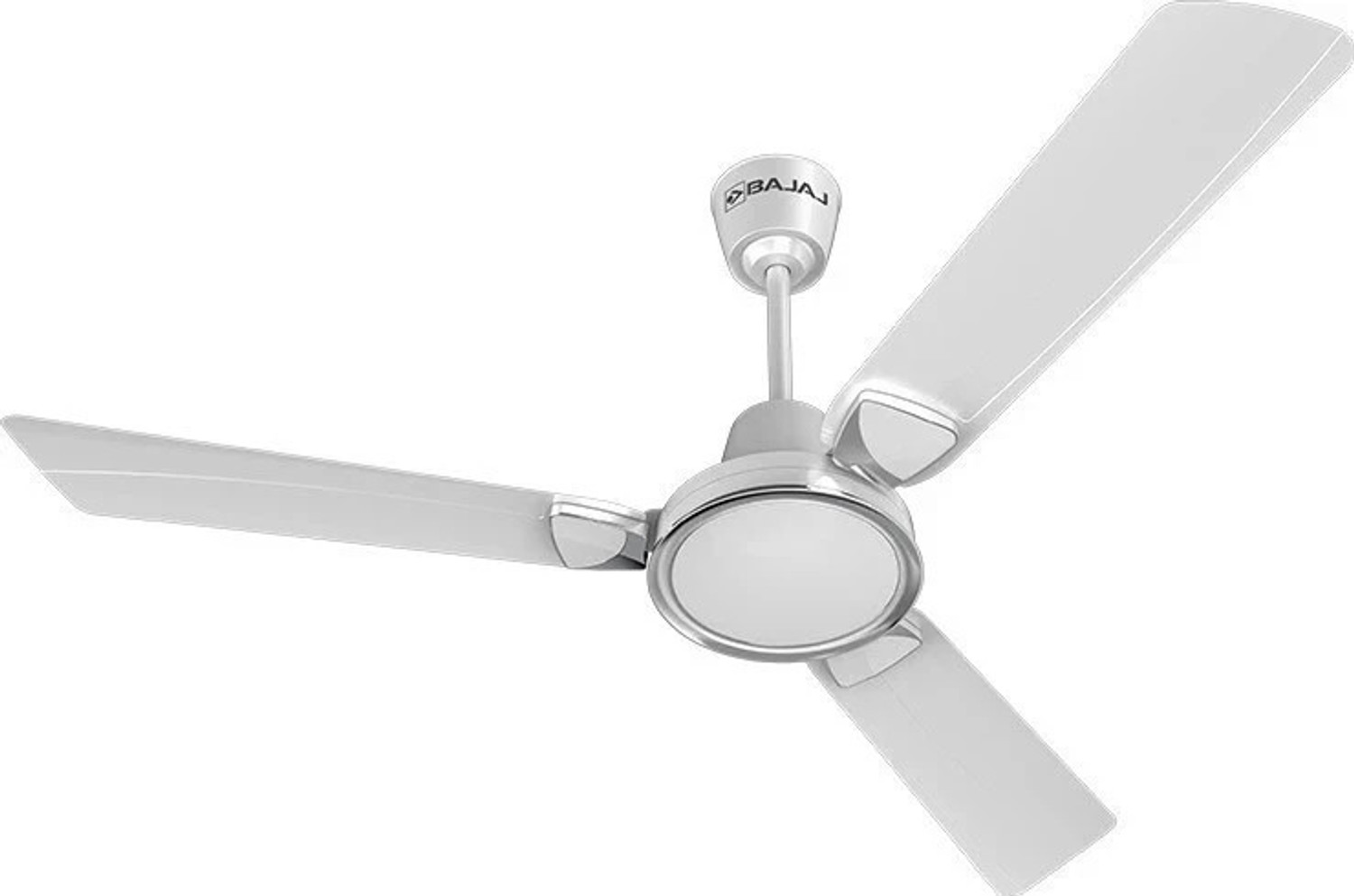 Image of BAJAJ Crescent 12S1 1200mm SparWht&Chrome CF (1 Star) with 3 Year Warranty Ultra High Speed 1200 mm Ceiling Fan