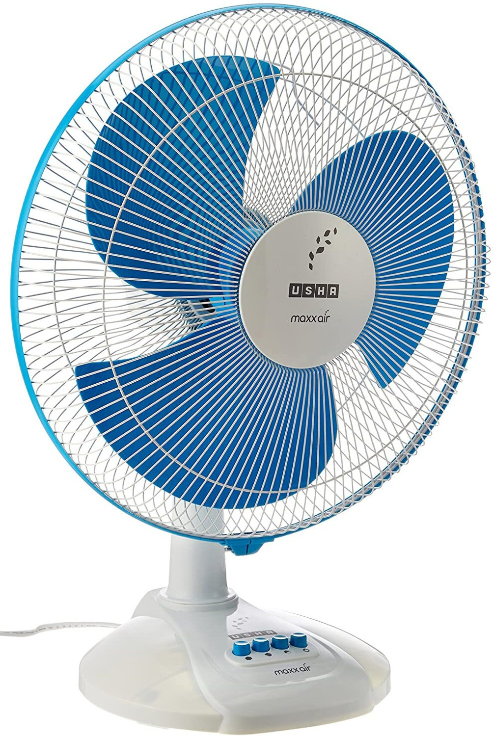 Image of USHA Maxx Air 400mm TF(Blue) | High Speed with 1 Year Warranty 1280 mm Table Fan (Multicolor | Pack of 1)