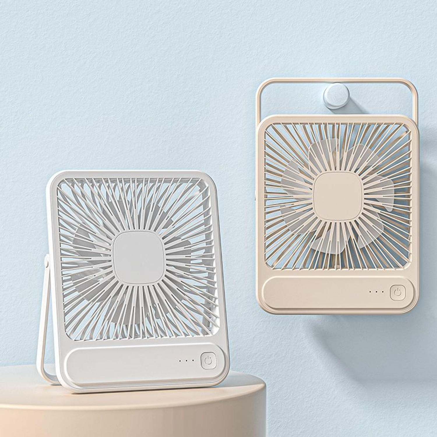 Image of DigiPrints Portable Desk Fan,Powerful table Fan 1200 mah 5 Speed Fan for Indoor 12 mm Table Fan