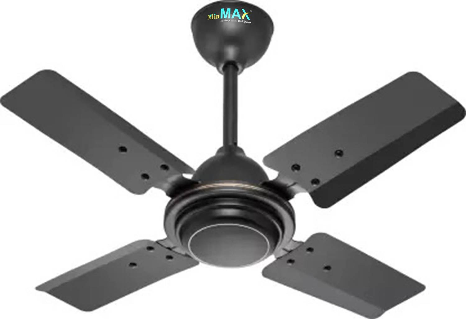 MinMAX ACTIVA SMOKE BROWN HI SPEED | High Speed | Economy with 24 Months Warranty Ultra High Speed 600 mm Ceiling Fan