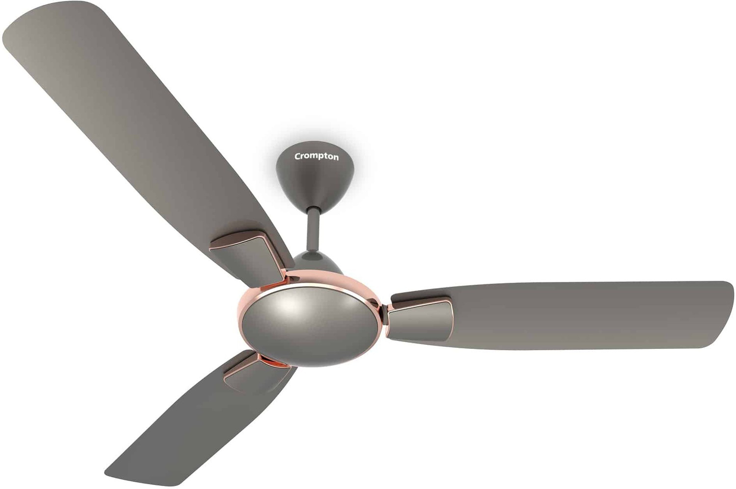 Image of Crompton Toro Warm Grey with 2 Year Warranty Anti Dust 1200 mm Ceiling Fan (1 Star | Warm Grey | Pack of 1)