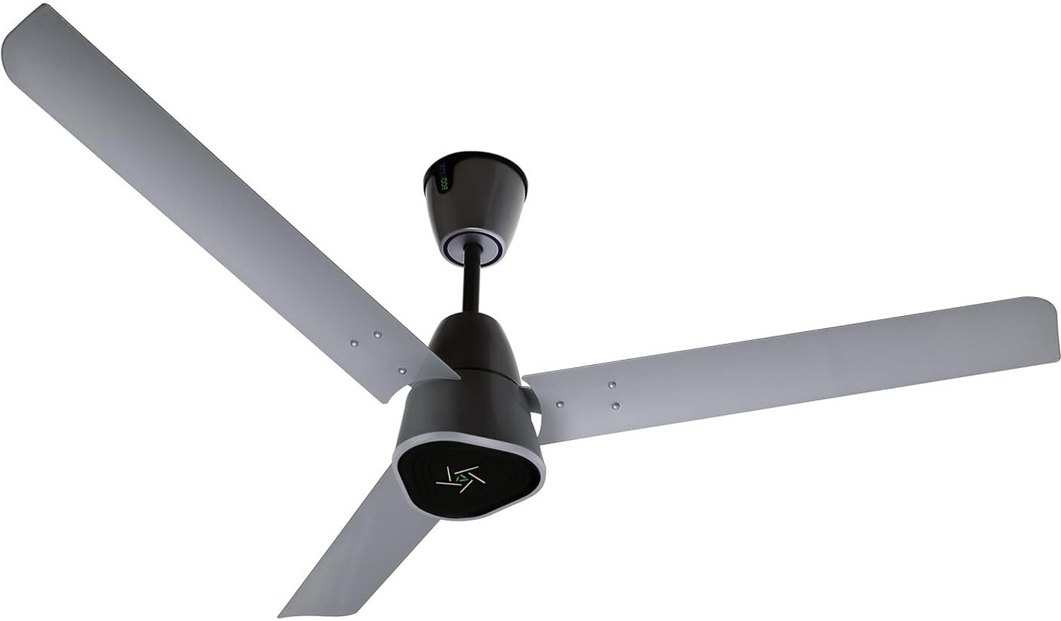 Image of EcoLink AiroGeometry 1200mm Silver Mist with 3 Year Warranty 1200 mm Ceiling Fan (5 Star | Silver Mist | Pack of 1)