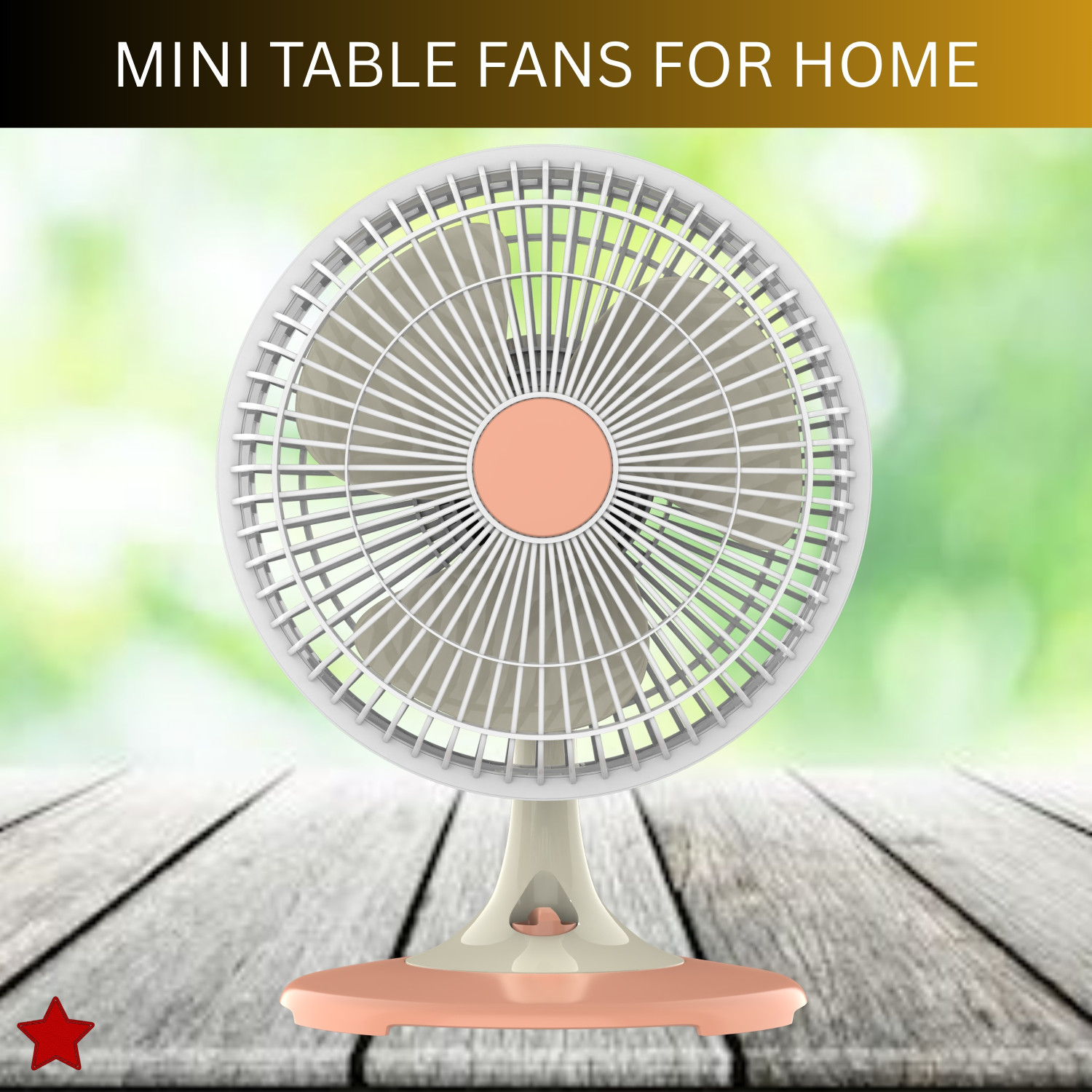 Image of YAROH 300mm(12Inch.) Mini AC Cooler Fan, Small Evaporative Air Table Fan For HomeE403 Silent Operation 300 mm Table Fan