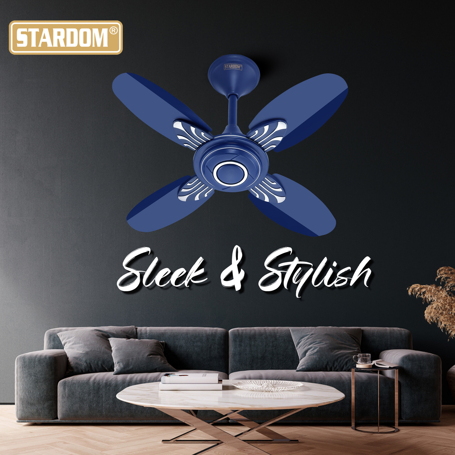 Image of Stardom EAGLE DECO ULTRA HIGH SPEED | Anti Dust | Decorative with 24 Months Warranty Anti Dust 600 mm Ceiling Fan