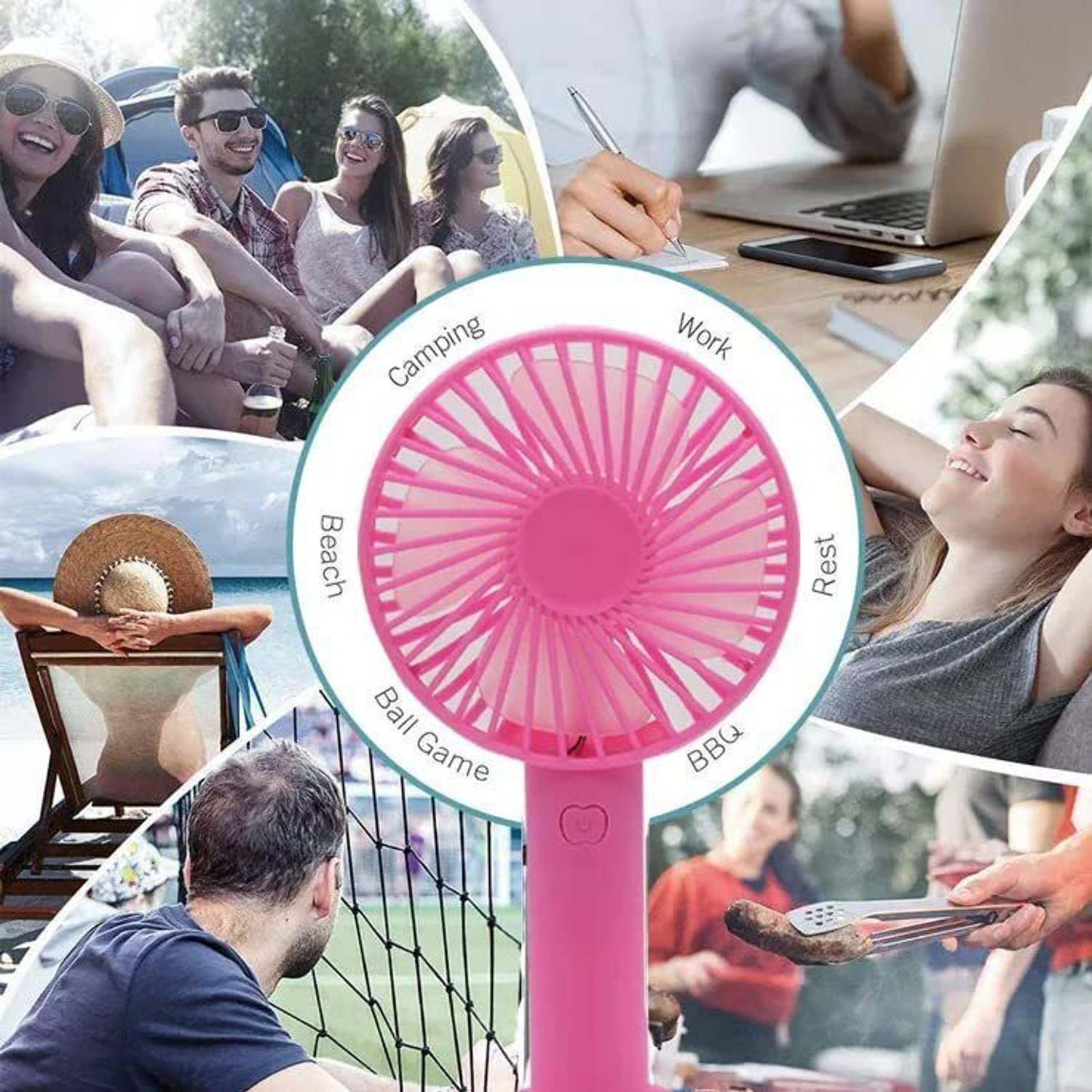 Image of sharda Enterprises Summer Fan (Portable Hand Fan) with Rechargeable For Home /Office /TravelH222 with 1 Year Warranty 1000 mm Pedestal Fan