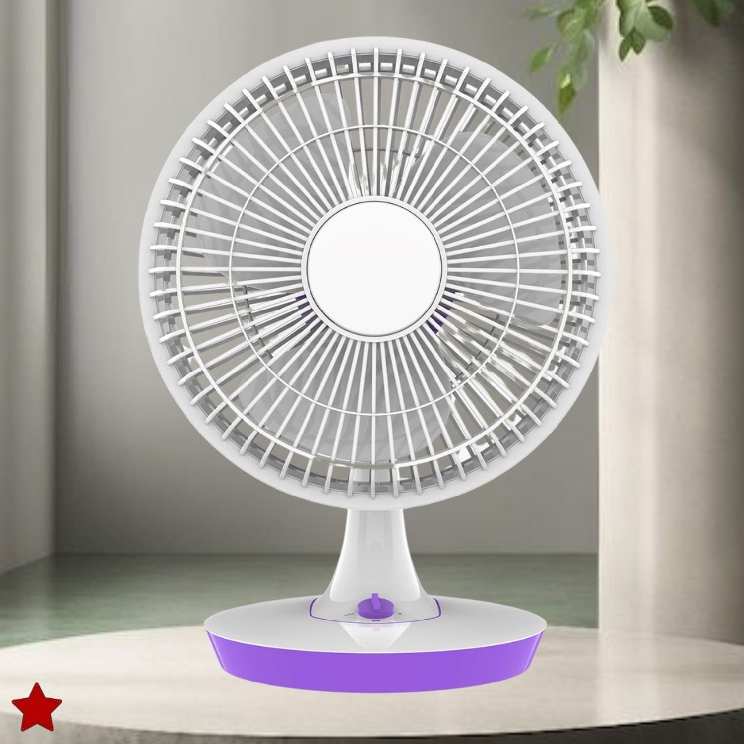 Image of YAROH Mini Ac Cooler for Room Cooling 300mm(12Inch.) Electric Table Fan For HomeZQ81 Silent Operation 300 mm Table Fan