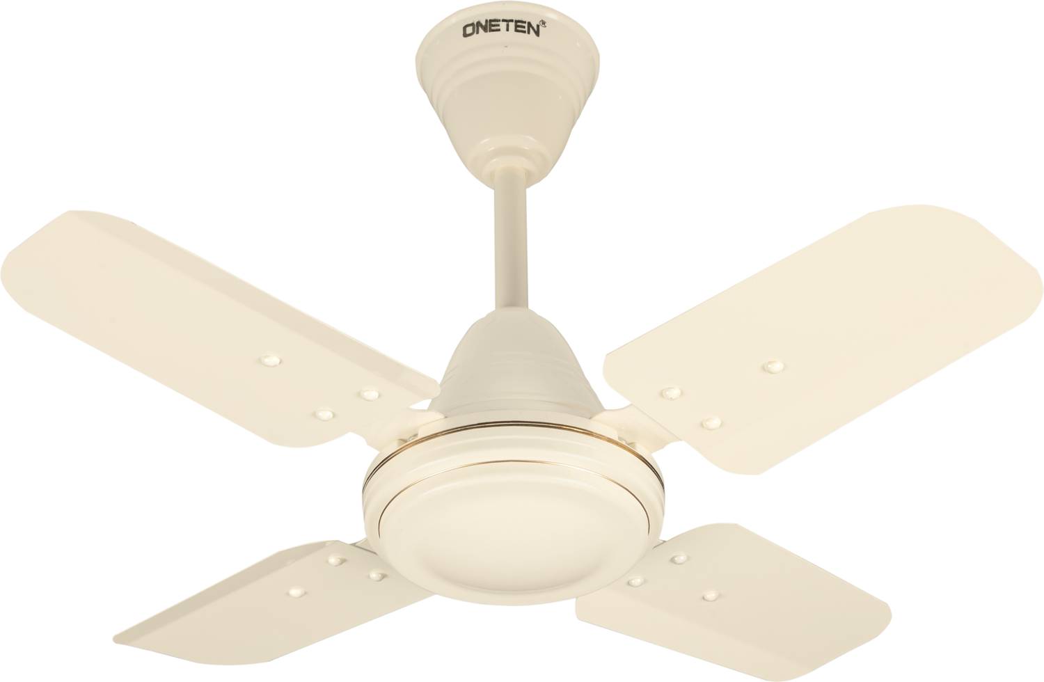 ONE TEN 24" Chill Breeze 600mm 4 Blades High Speed BEE Star Rating with 24 Months Warranty Energy Saving 600 mm Ceiling Fan