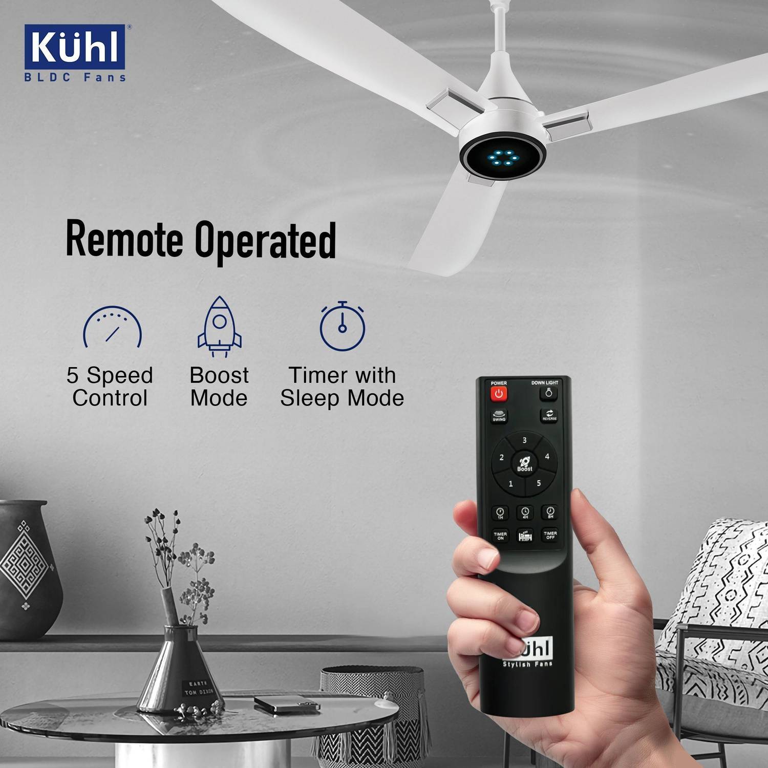 KUHL Arctis A8 BLDC 65% Power Saving Ceiling Fan - Image 4