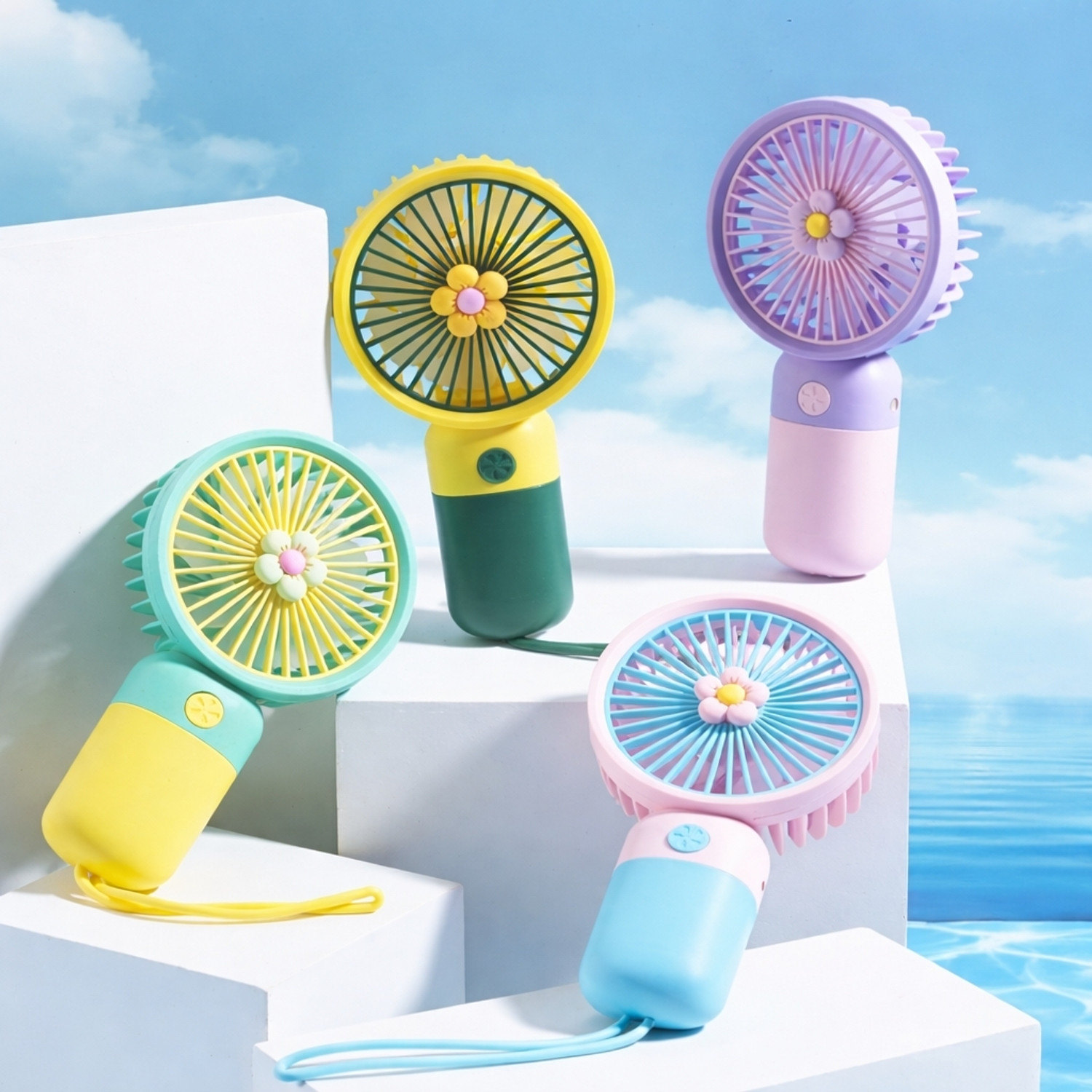 Image of UNIQONS FBM-2026-YG with 1 Months Warranty Table Fan