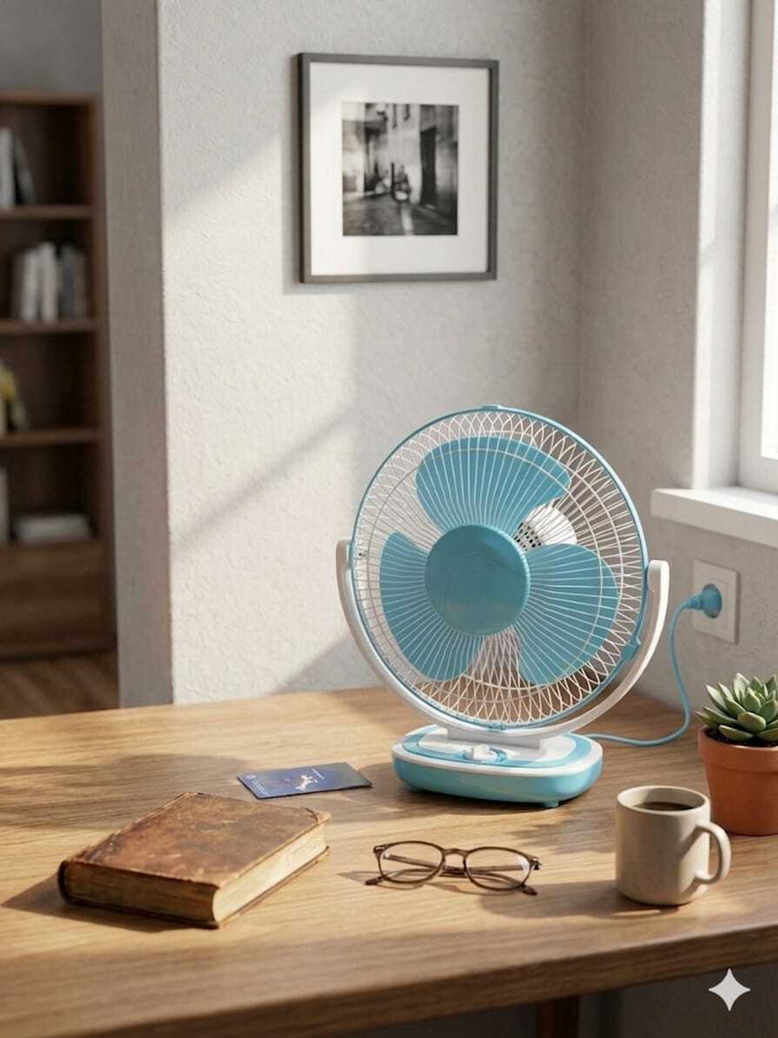 Image of Windar Mini Ac Cooler for Room Cooling 300mm(12Inch.) Electric Table Fan For HomeZT345 Silent Operation 300 mm Table Fan