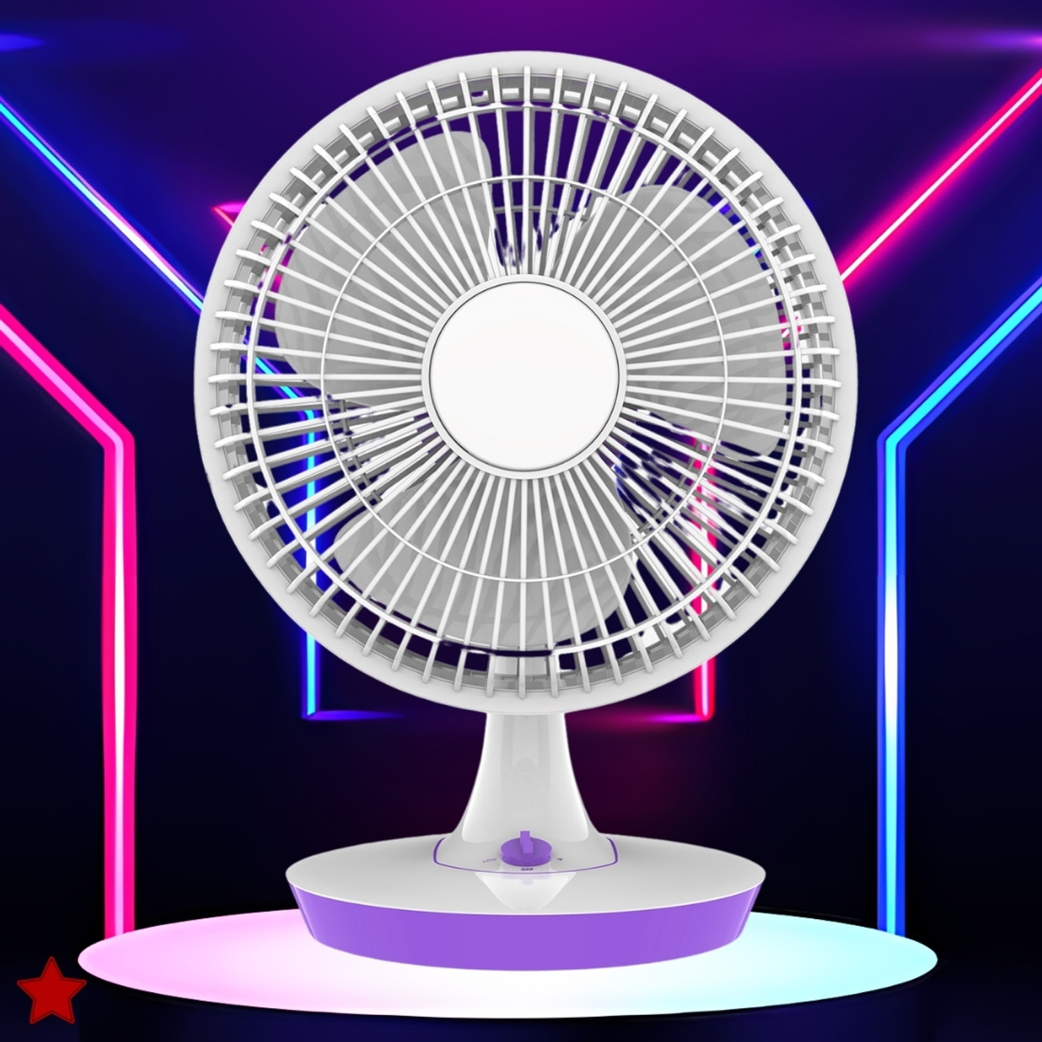 Image of SYARA Mini Ac Cooler for Room Cooling 300mm(12Inch.) Electric Table Fan For HomeBW37 Silent Operation 300 mm Table Fan